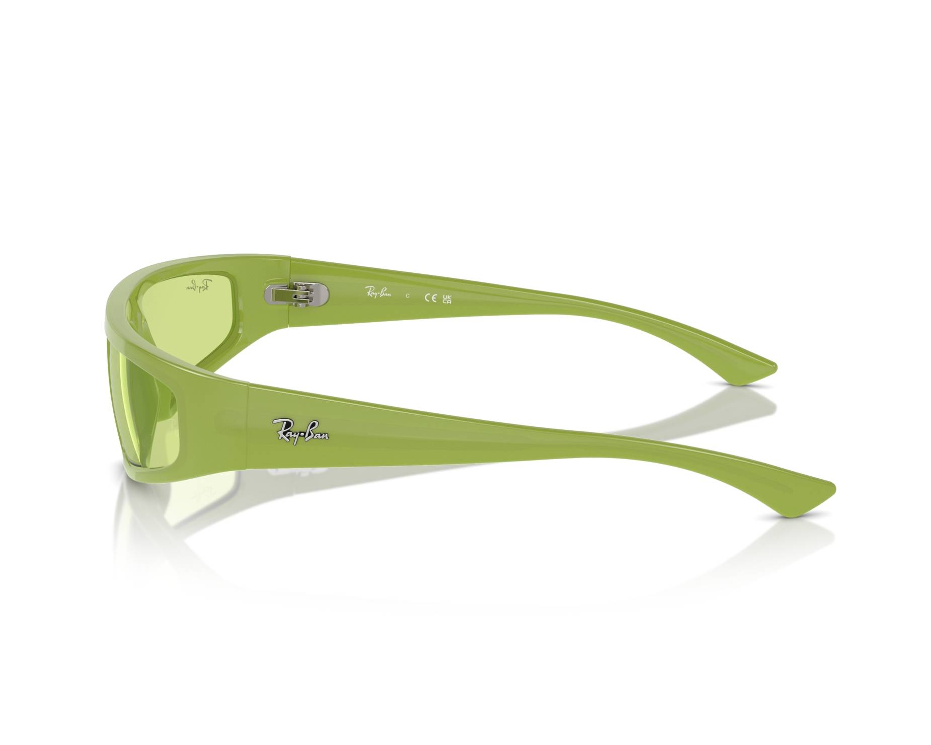 Ray-Ban RB4432 6763/2 59-13 Green  360 degree view 5