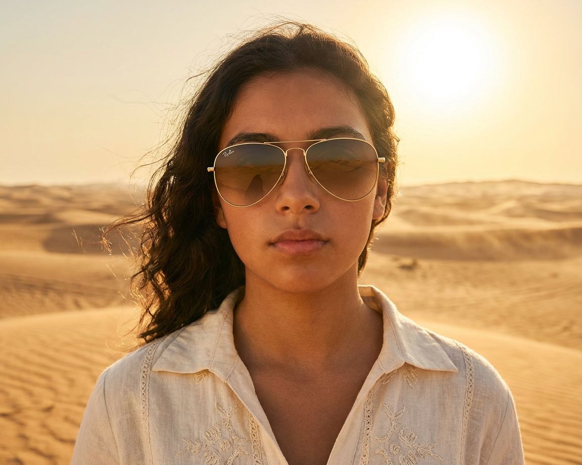 Ray-Ban RJ-9506-S 223/13 50-13 Gold  360 degree view 13