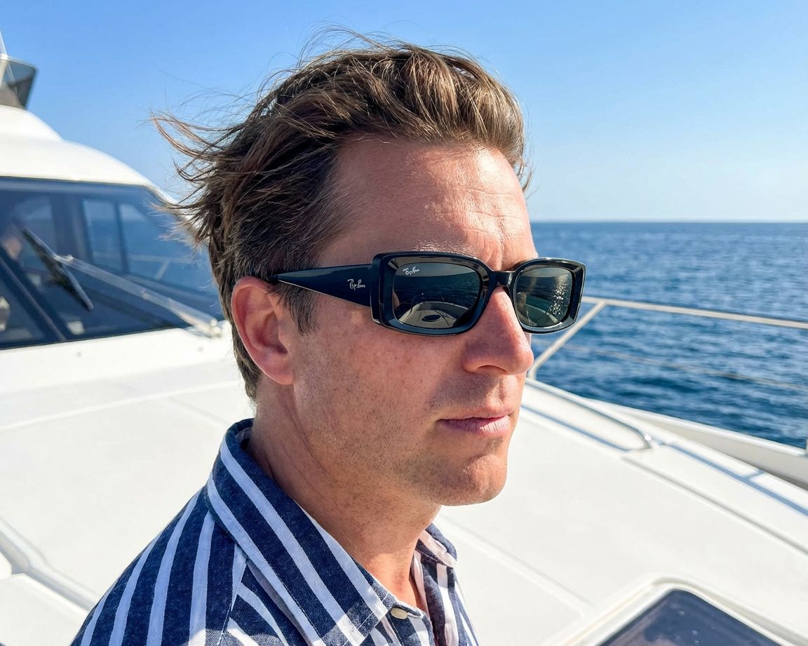 Ray-Ban RB4395 667771 54-21 Black  360 degree view 9