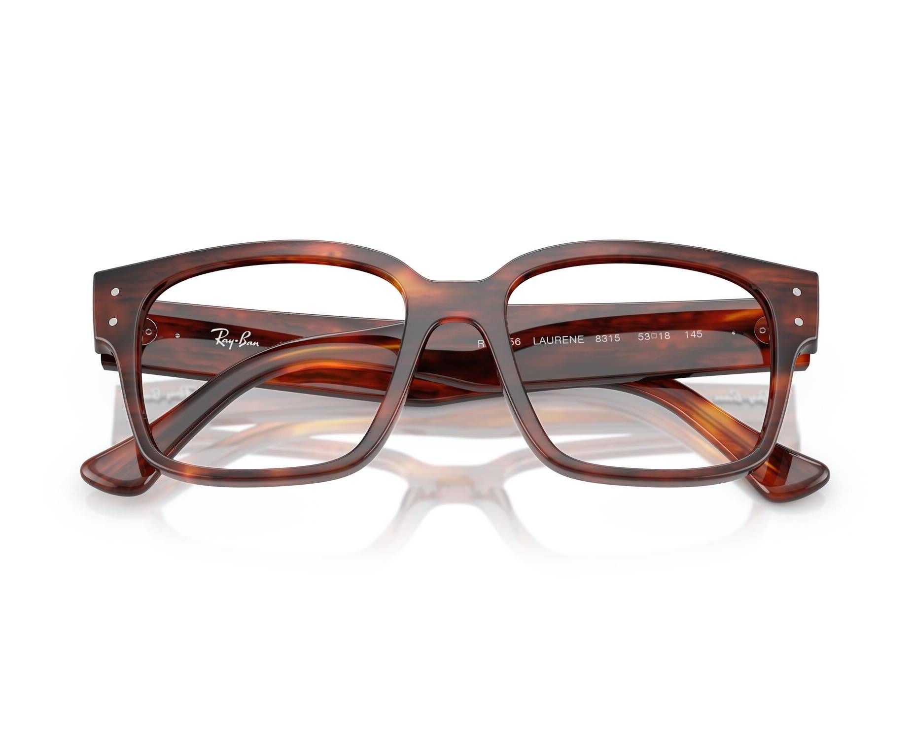 Ray-Ban RX7256 8315 51-18 Brown  360 degree view 3