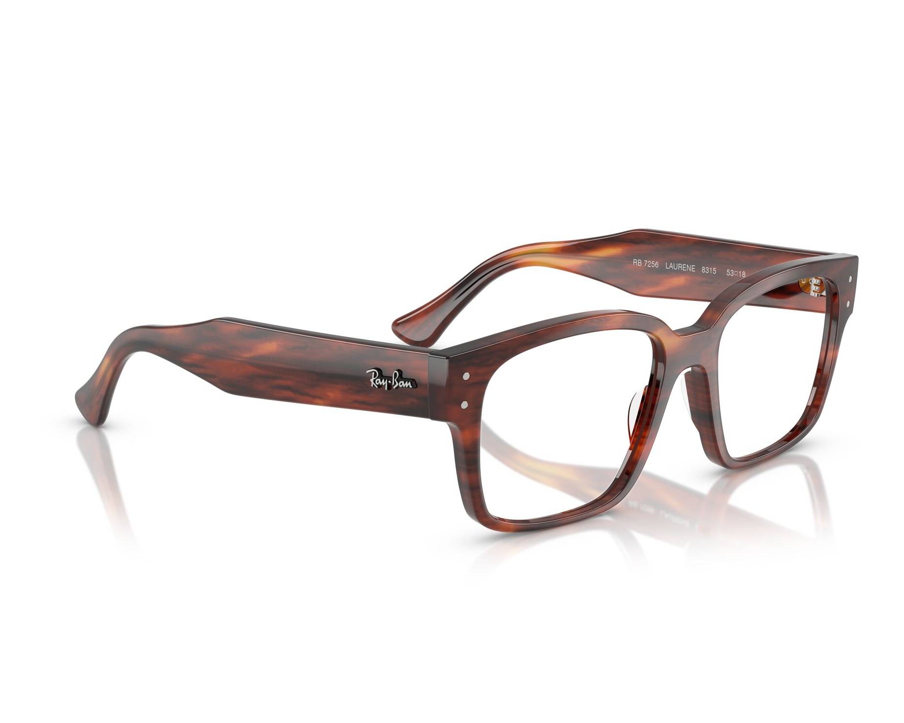 Ray-Ban RX7256 8315 51-18 Brown  360 degree view 8
