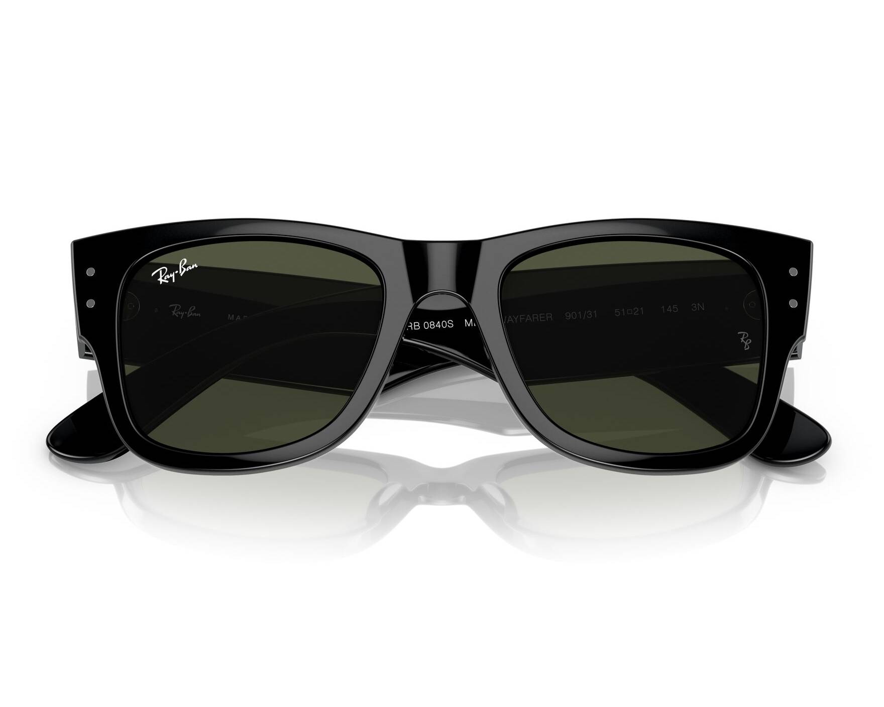 Ray-Ban RB0840S 901/31 51-21 Black  360 degree view 5