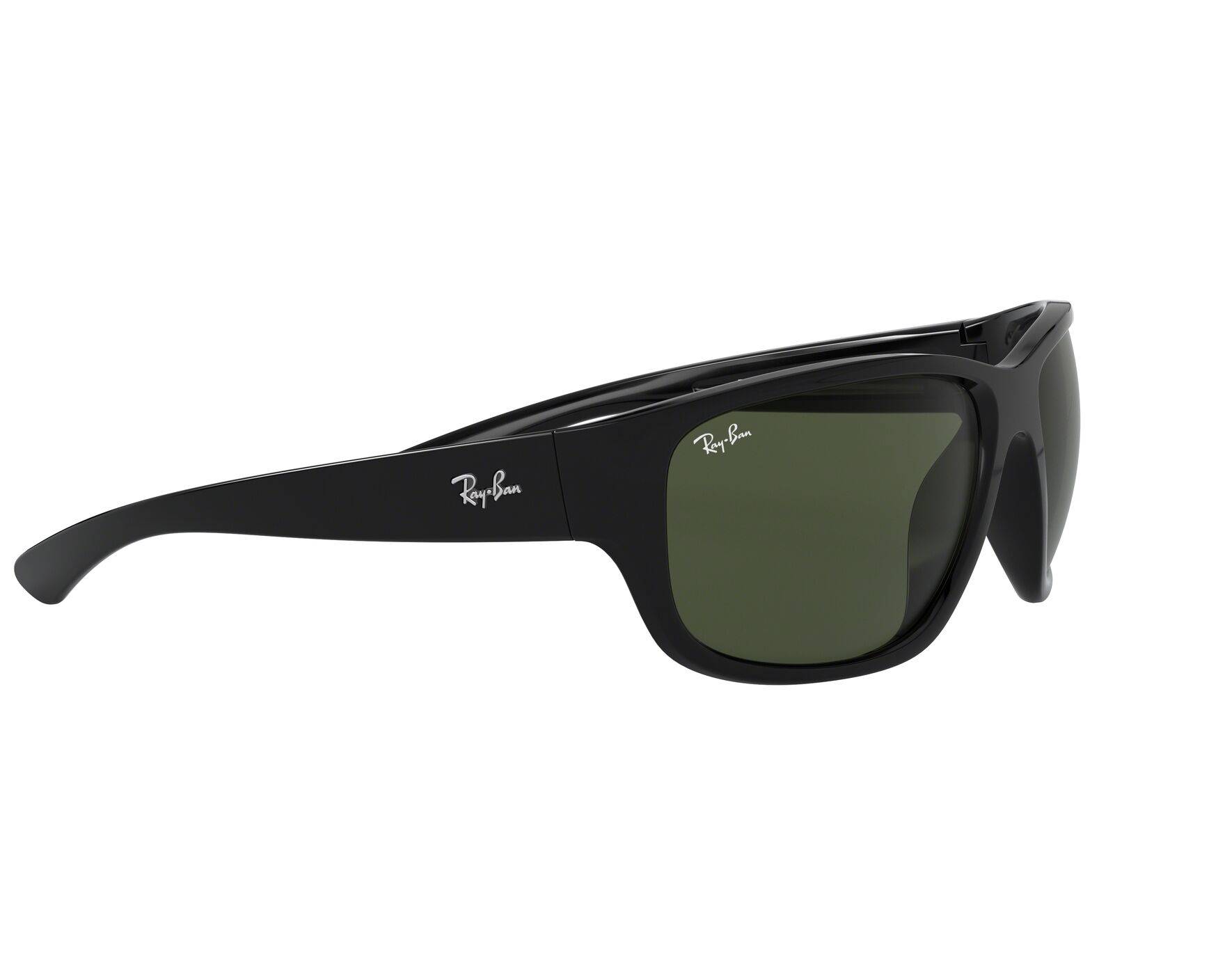 Ray Ban Sunglasses RB 4300 60131 Ray Ban RB4300 63 Green & Black