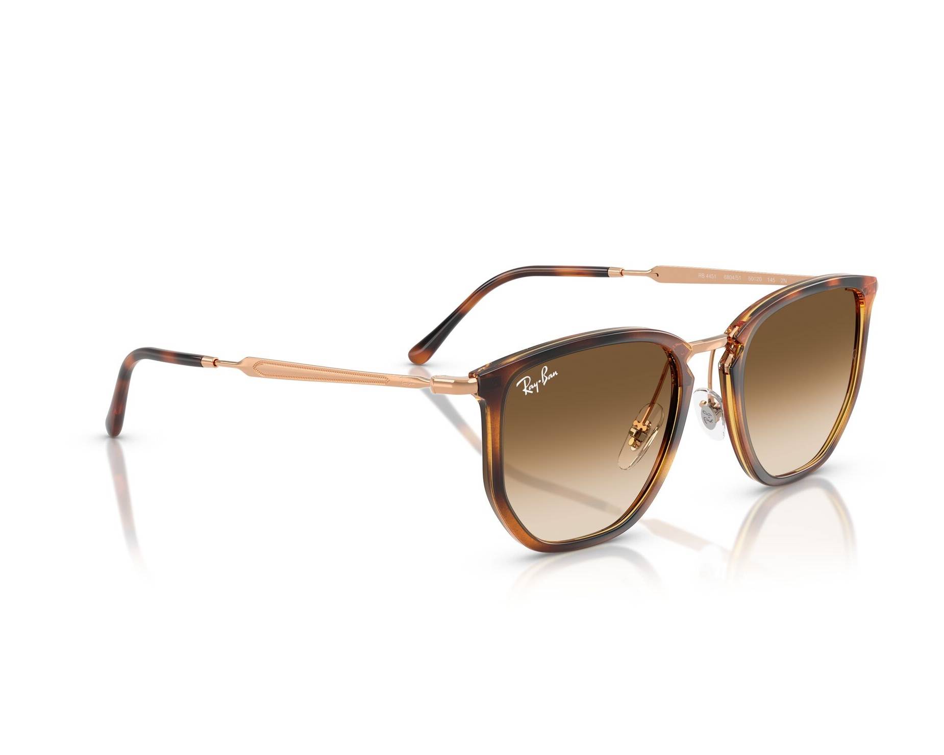 Ray-Ban RB4451 680451 50-20 Orange  360 degree view 6