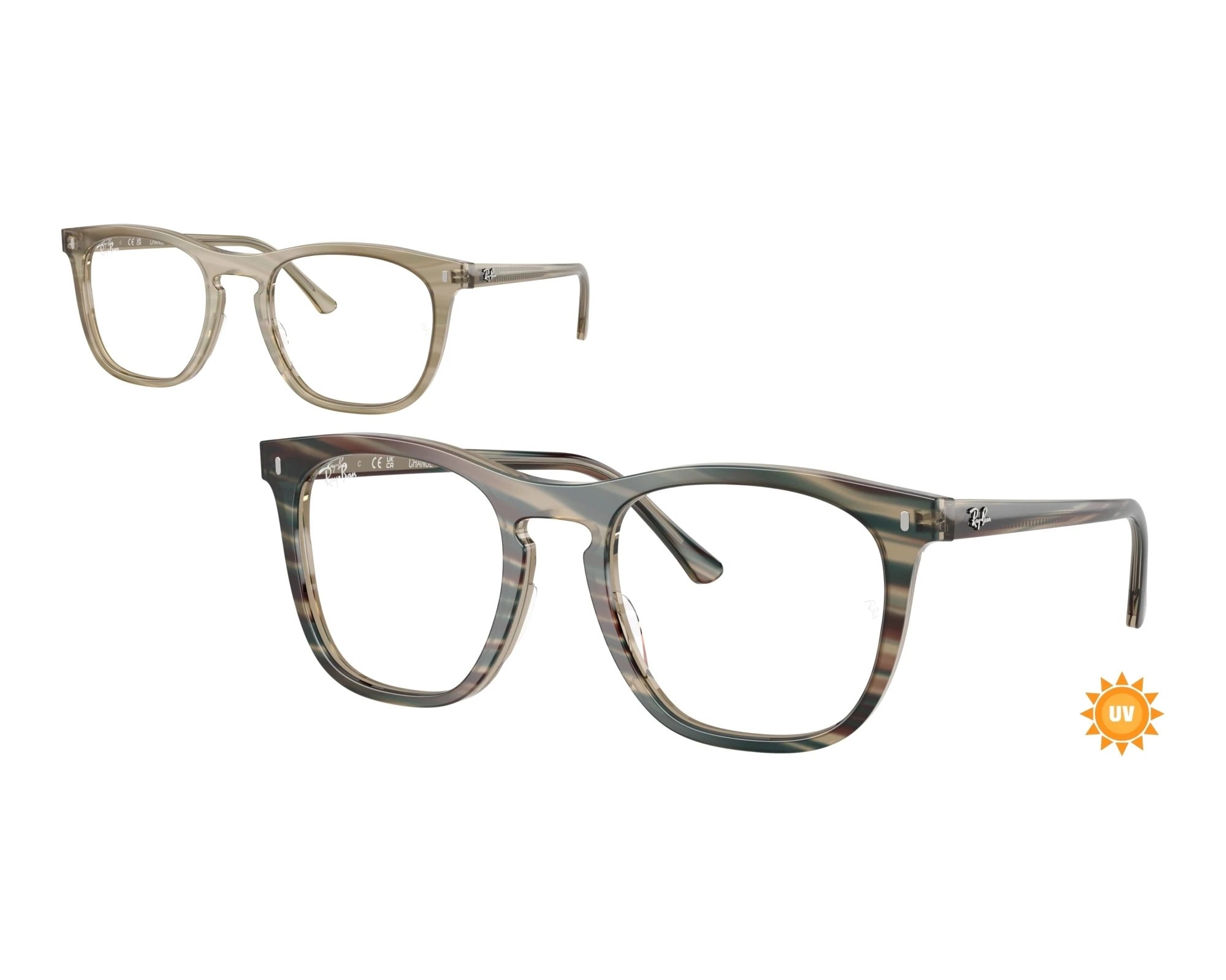 Ray-Ban RX2210V 8381 51-21 Grey  front view
