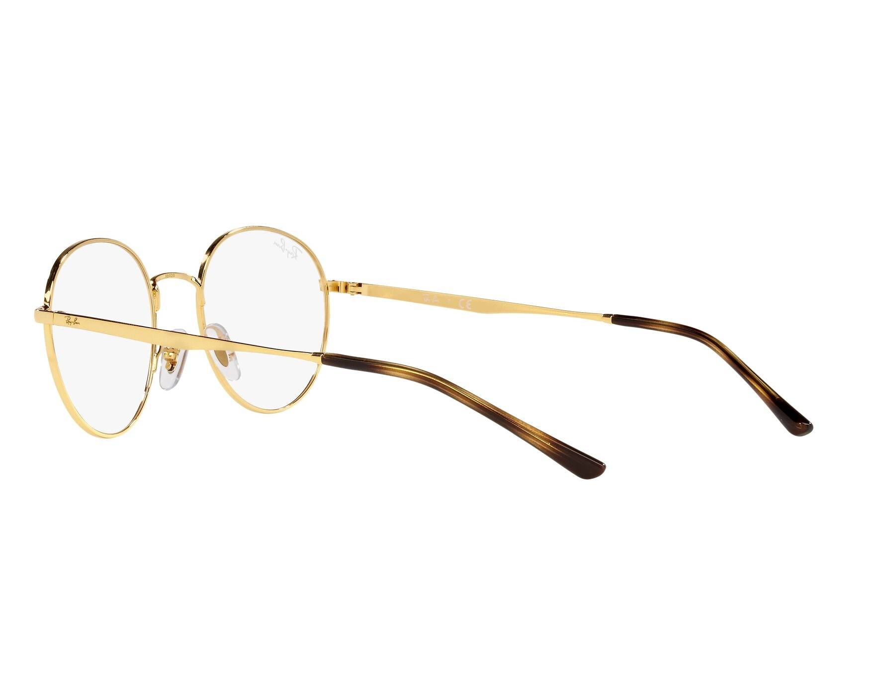 Ray-Ban RX3681V 2500 48-20 Gold  360 degree view 5