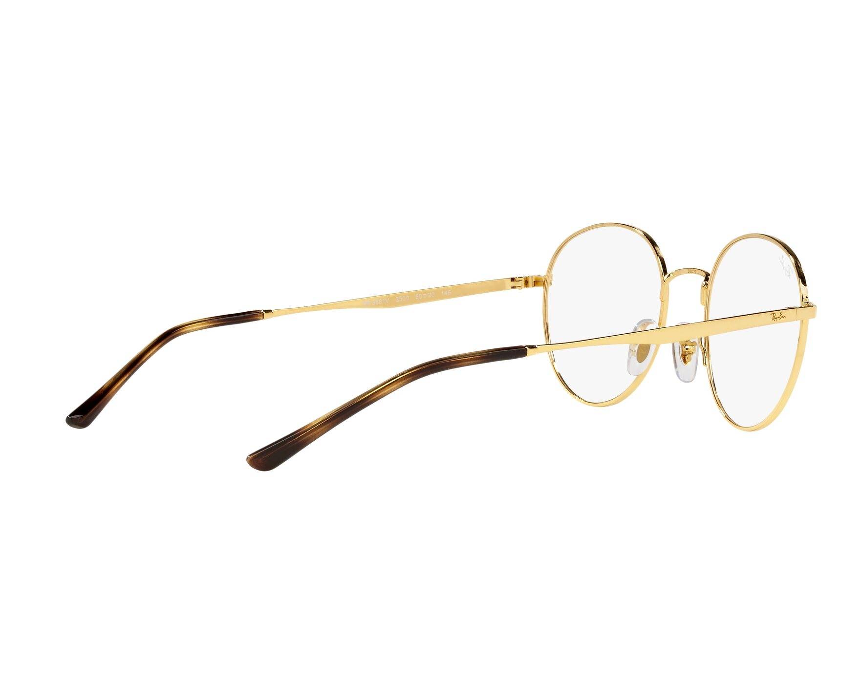 Ray-Ban RX3681V 2500 48-20 Gold  360 degree view 9