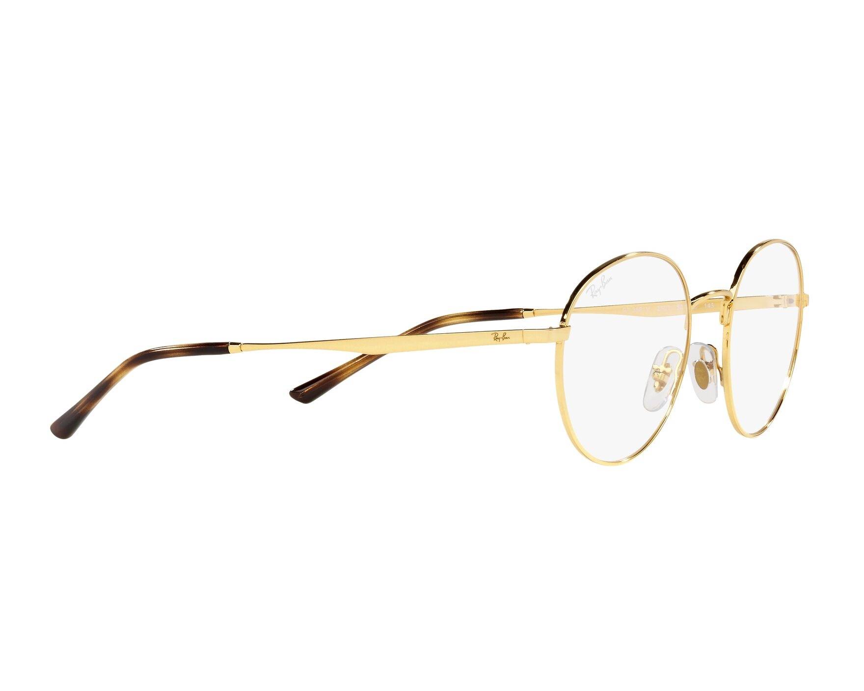 Ray-Ban RX3681V 2500 48-20 Gold  360 degree view 11