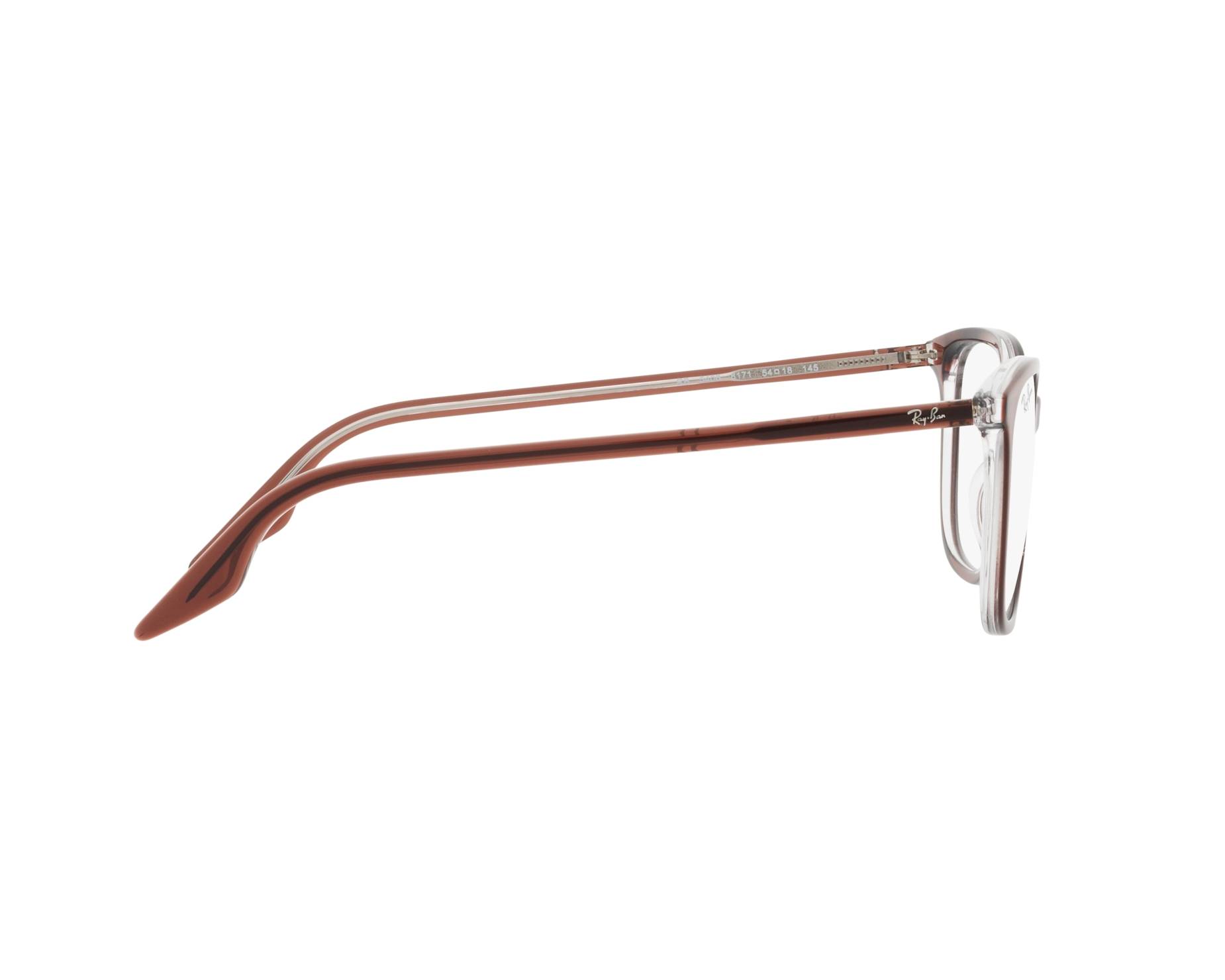 Ray-Ban RX5406 8171 52-18 Brown  360 degree view 11