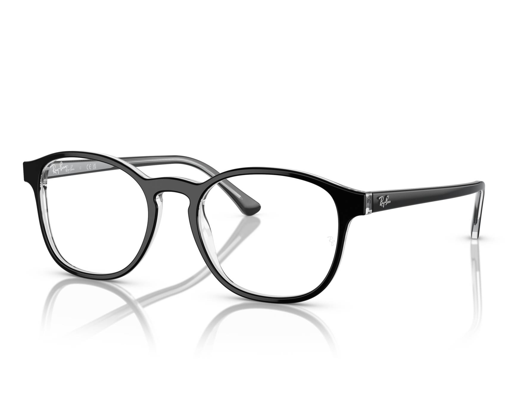 Ray-Ban RX5417 2034 50-19 Black  360 degree view 7