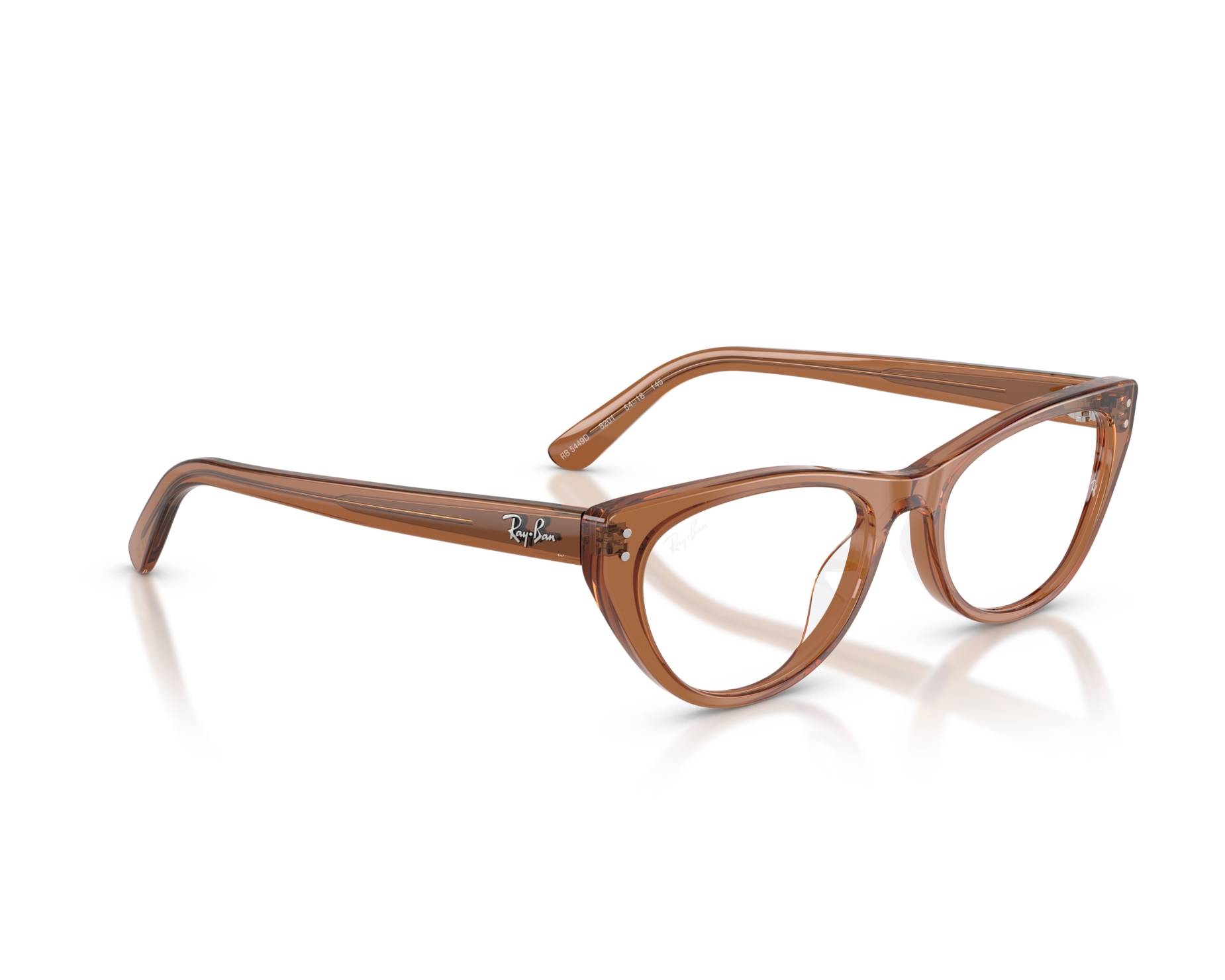 Ray-Ban RX5449D 8201 54-18 Brown  360 degree view 3