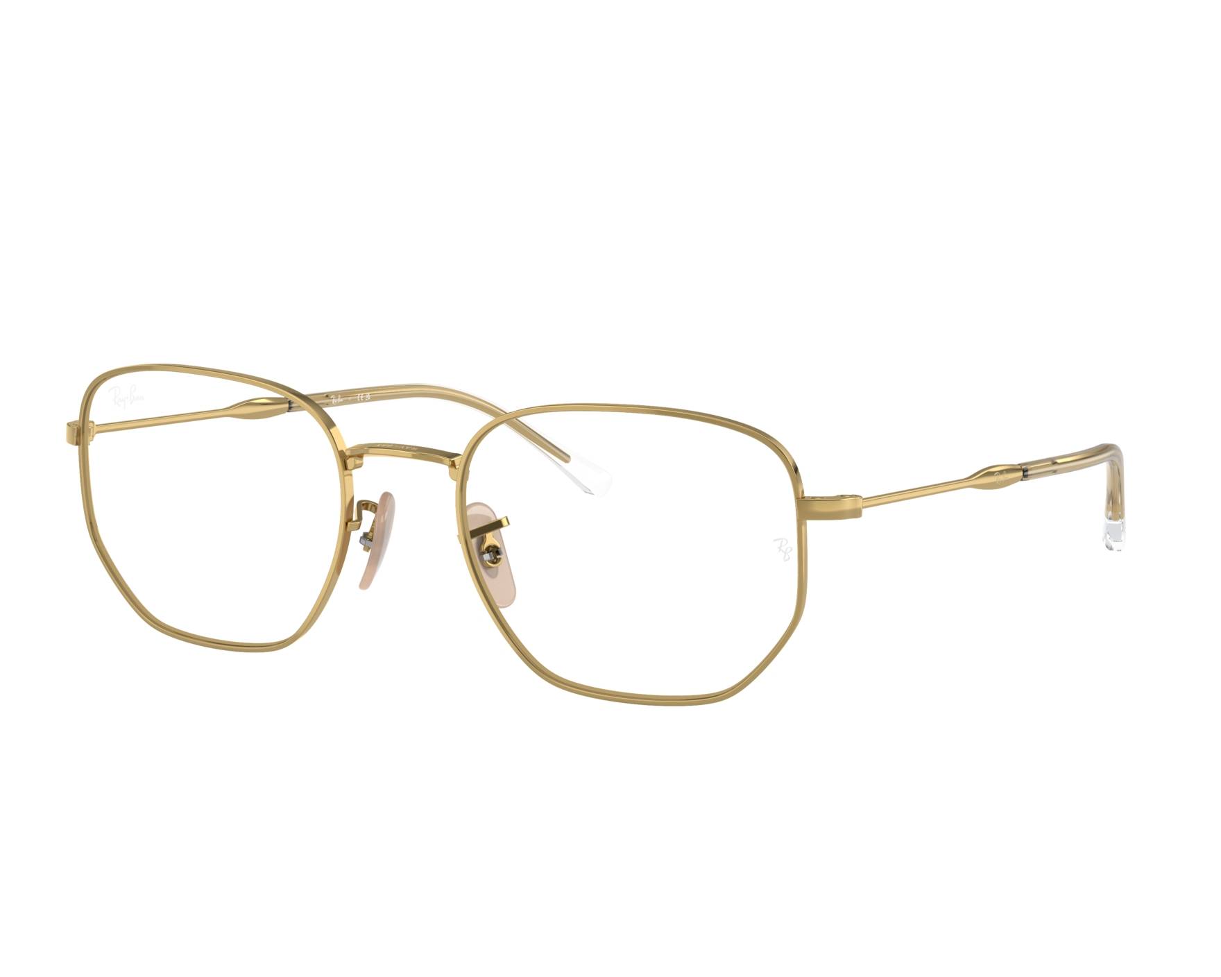 Ray-Ban RX6496 2500 51-20 Oro  360 degree view 2