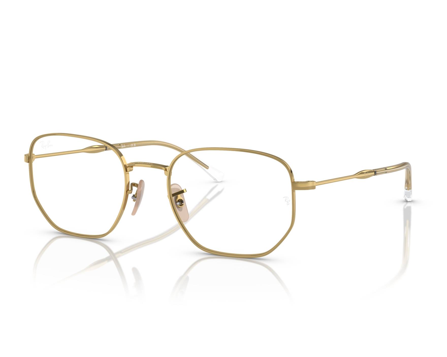 Ray-Ban RX6496 2500 51-20 Oro  360 degree view 7