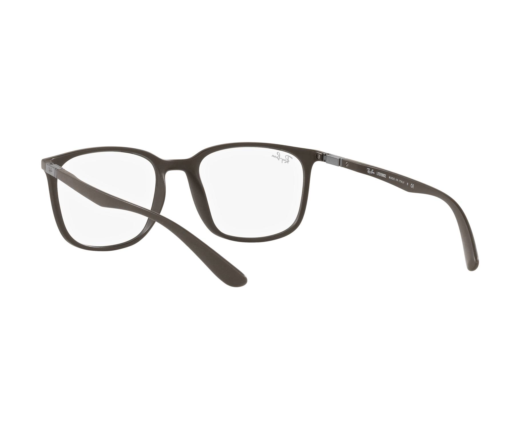Ray-Ban RX7199 8063 52-18 Brown  360 degree view 7