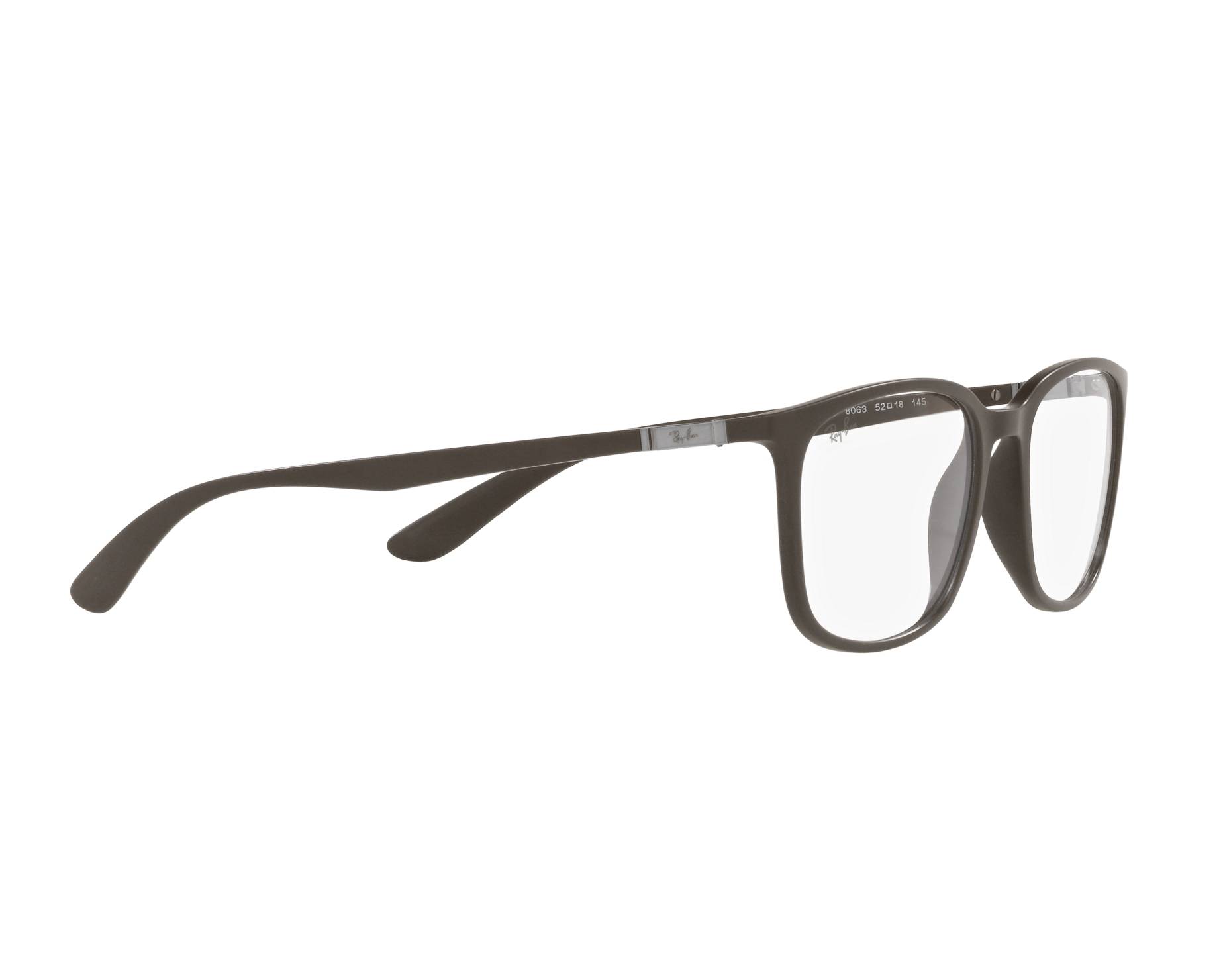 Ray-Ban RX7199 8063 52-18 Brown  360 degree view 12
