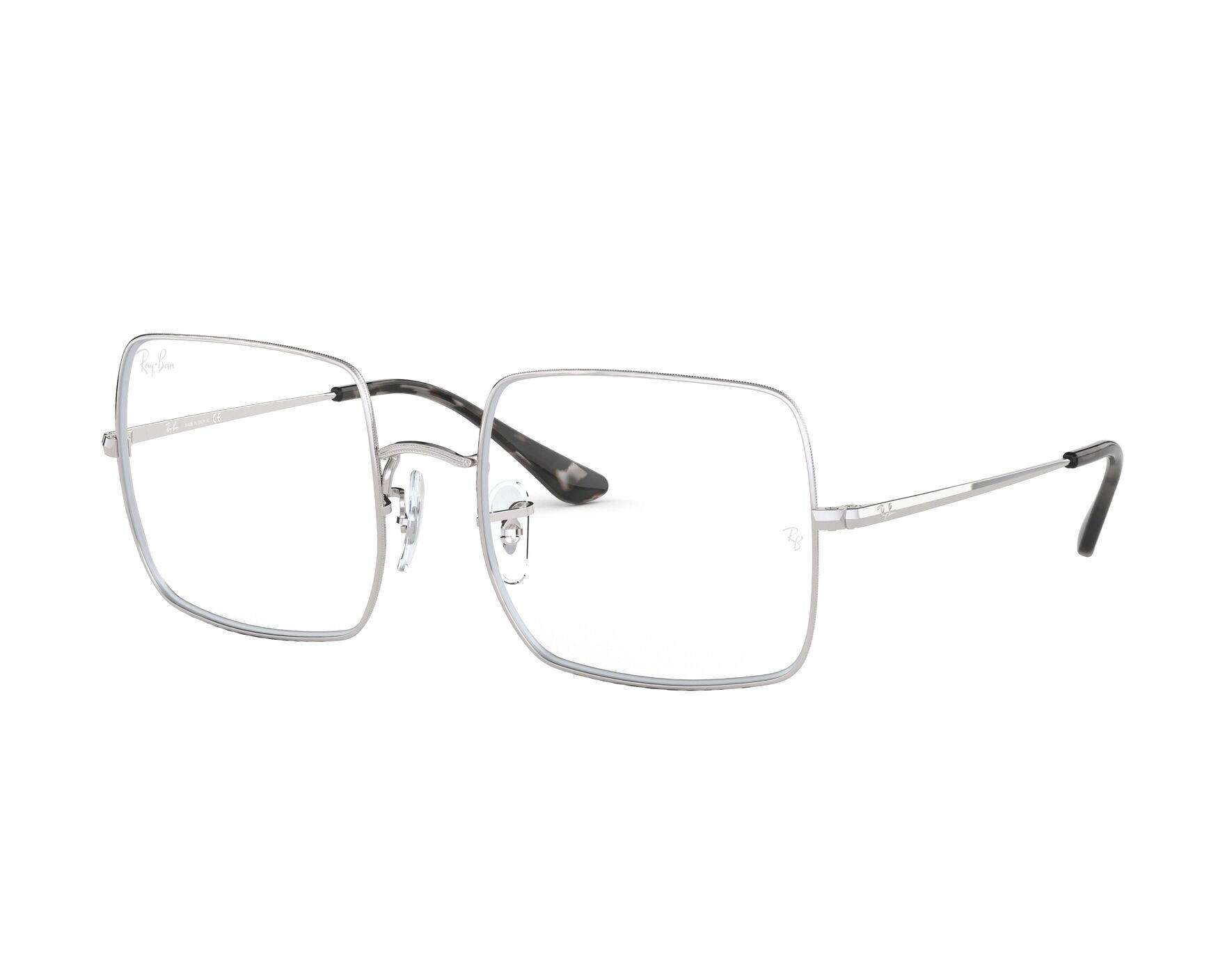 ray ban square silver