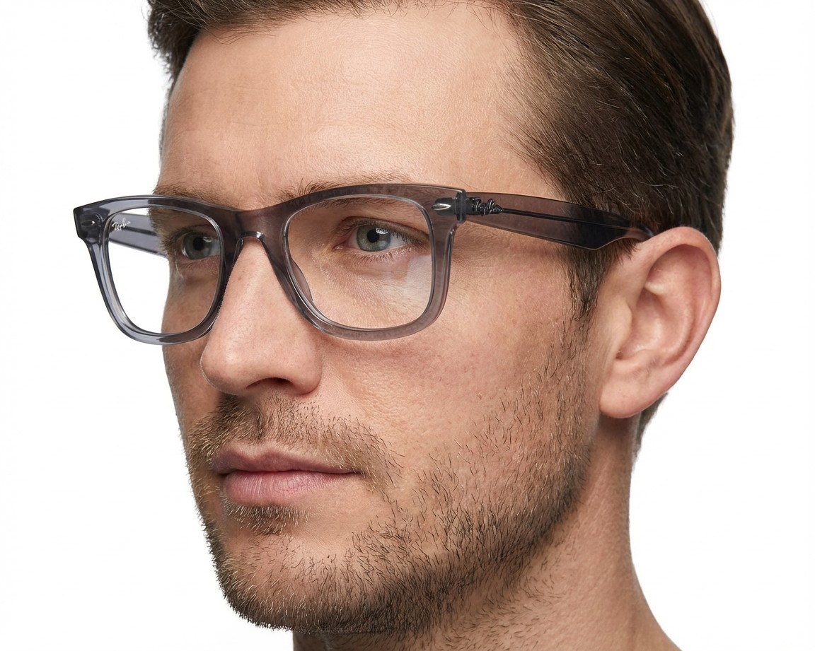 Ray-Ban RX4340V 8225 50-22 grau  360 degree view 7