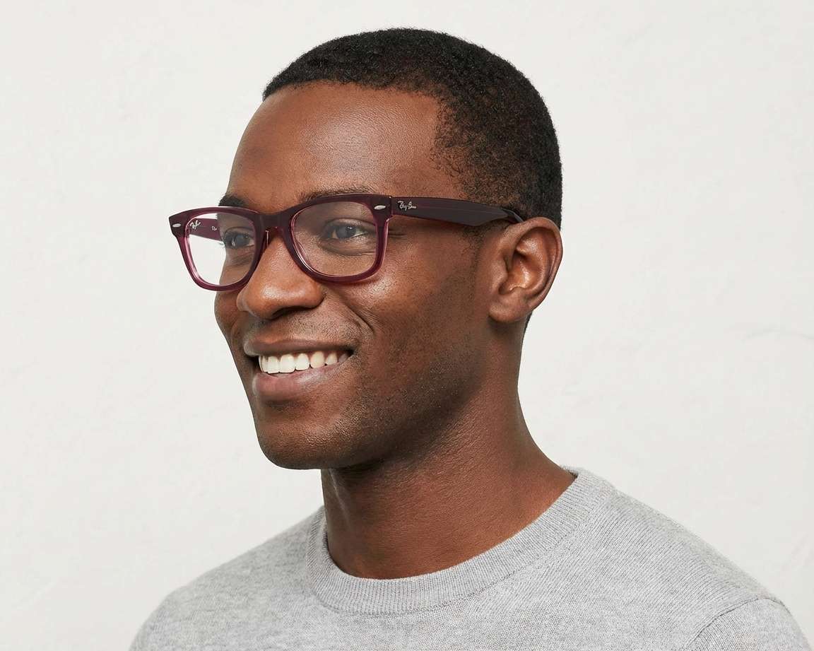 Ray-Ban RX4340V 8364 50-22 Purple  360 degree view 9