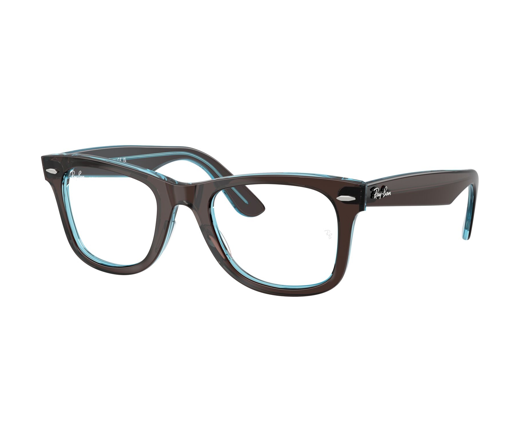 Ray-Ban RX4340V 8366 50-22 Brown  360 degree view 2