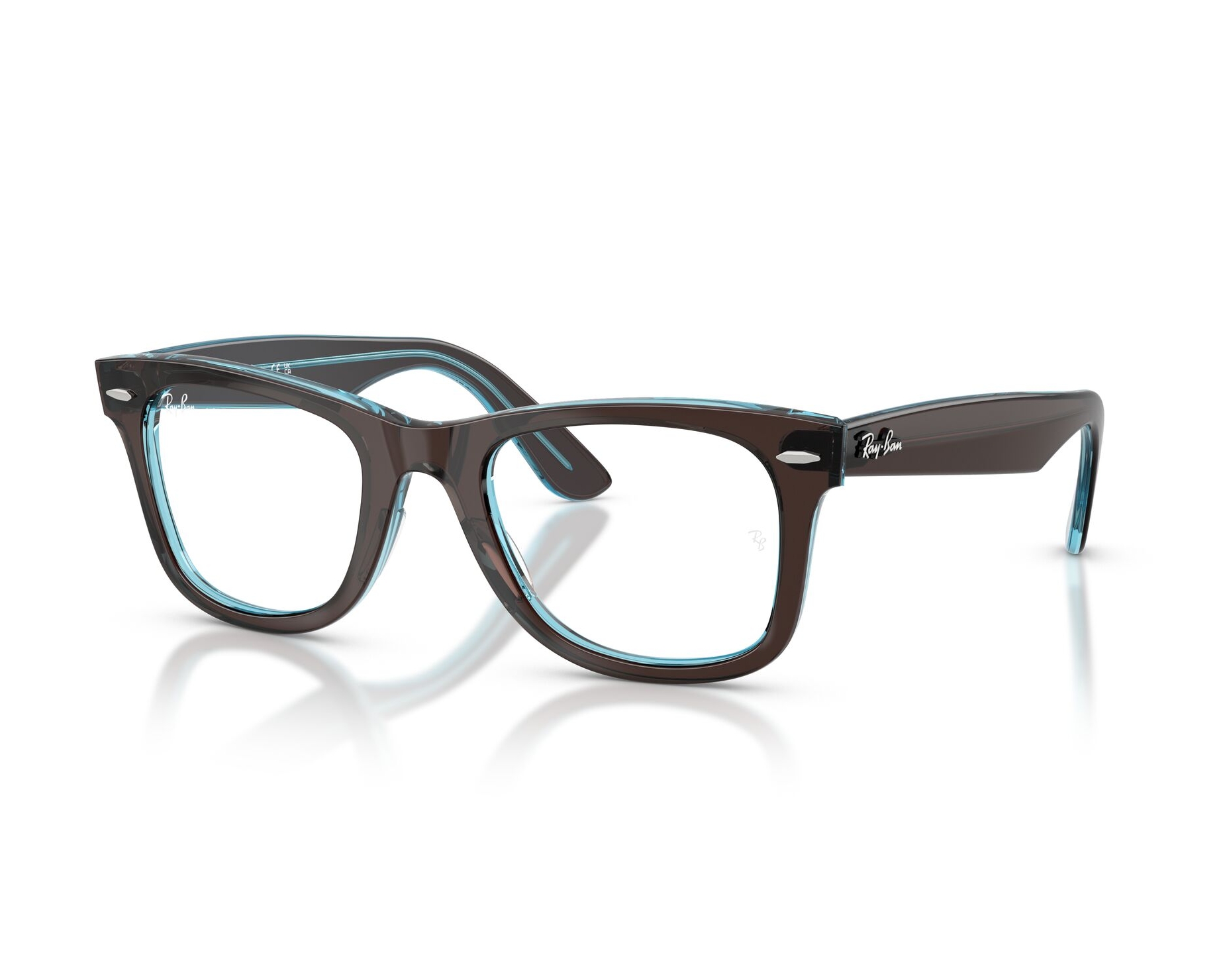 Ray-Ban RX4340V 8366 50-22 Brown  360 degree view 8