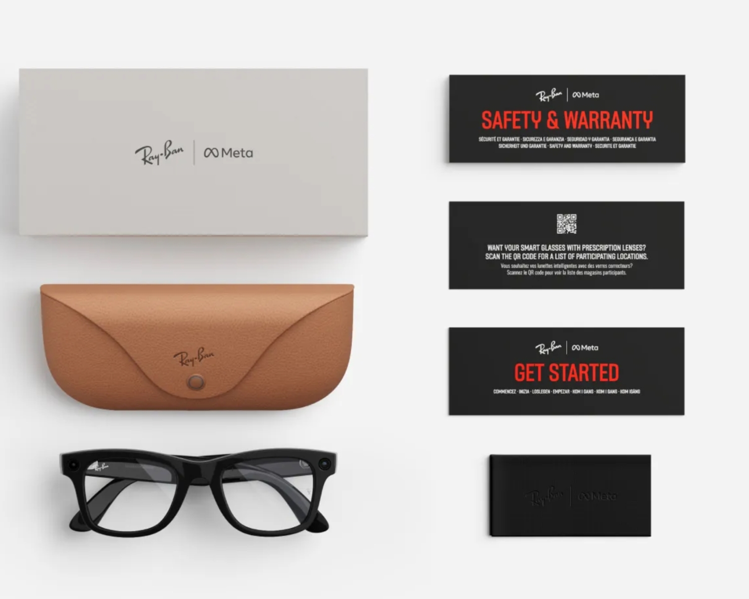小物 Ray-Ban  Wayfarer RW4006 Ray-Ban Glasses Wayfarer Meta RW4006 601/SB