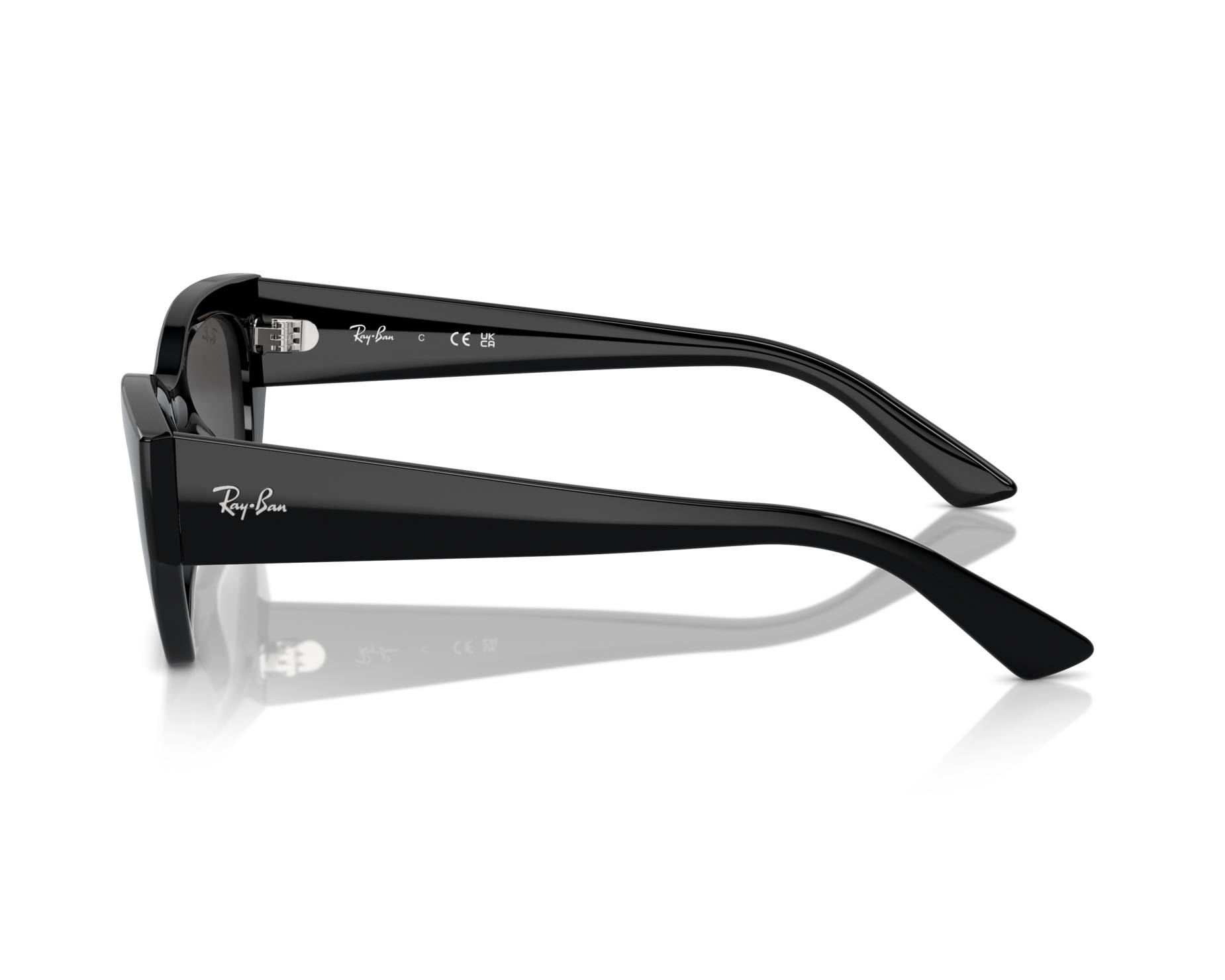 小物 Ray-Ban ORB4430F - Zena 667787 White Ray-Ban Sunglasses Zena RB4430 667787