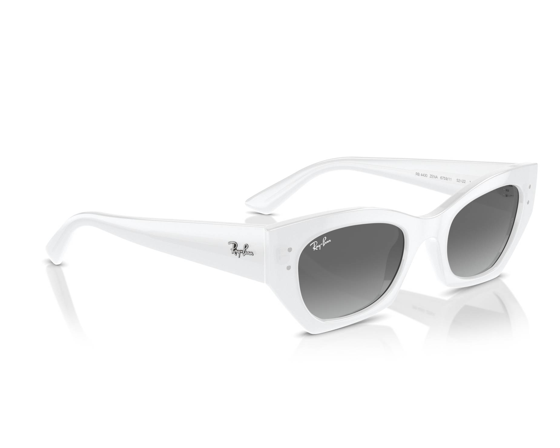 Ray-Ban RB4430 675911 49-22 White  360 degree view 1