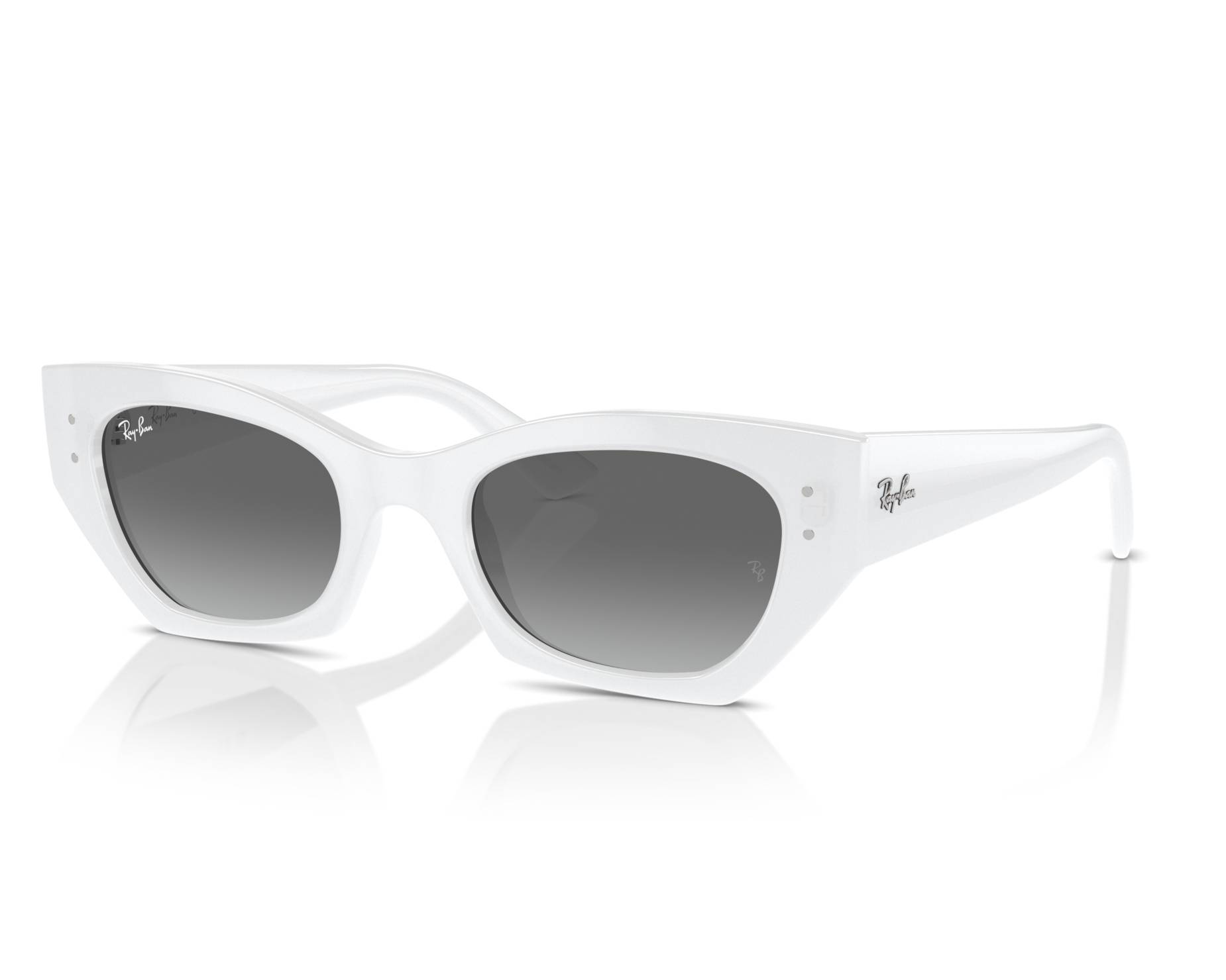 Ray-Ban RB4430 675911 49-22 White  360 degree view 6