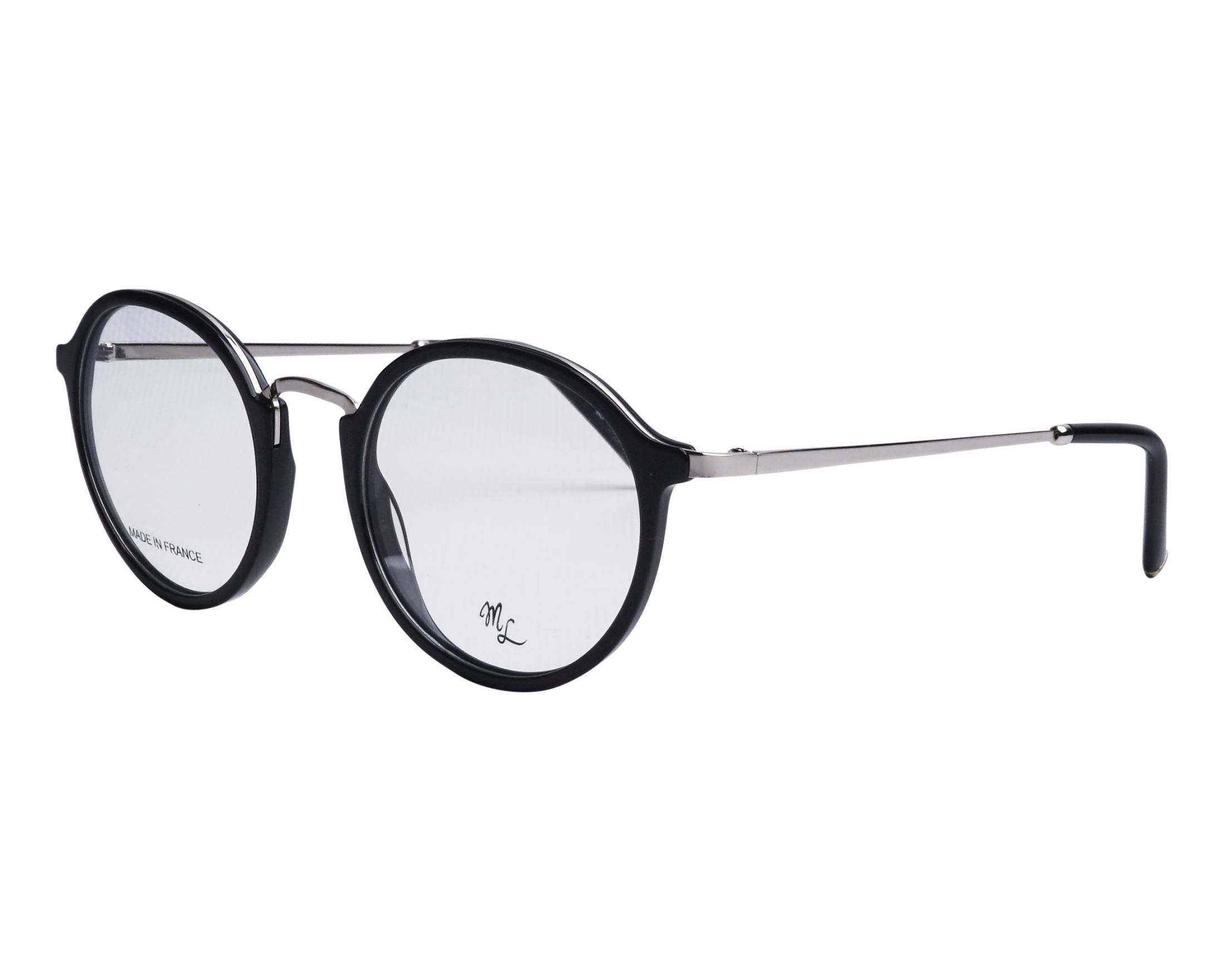 Signature ML1803 402 48-20 Black Silver profile view