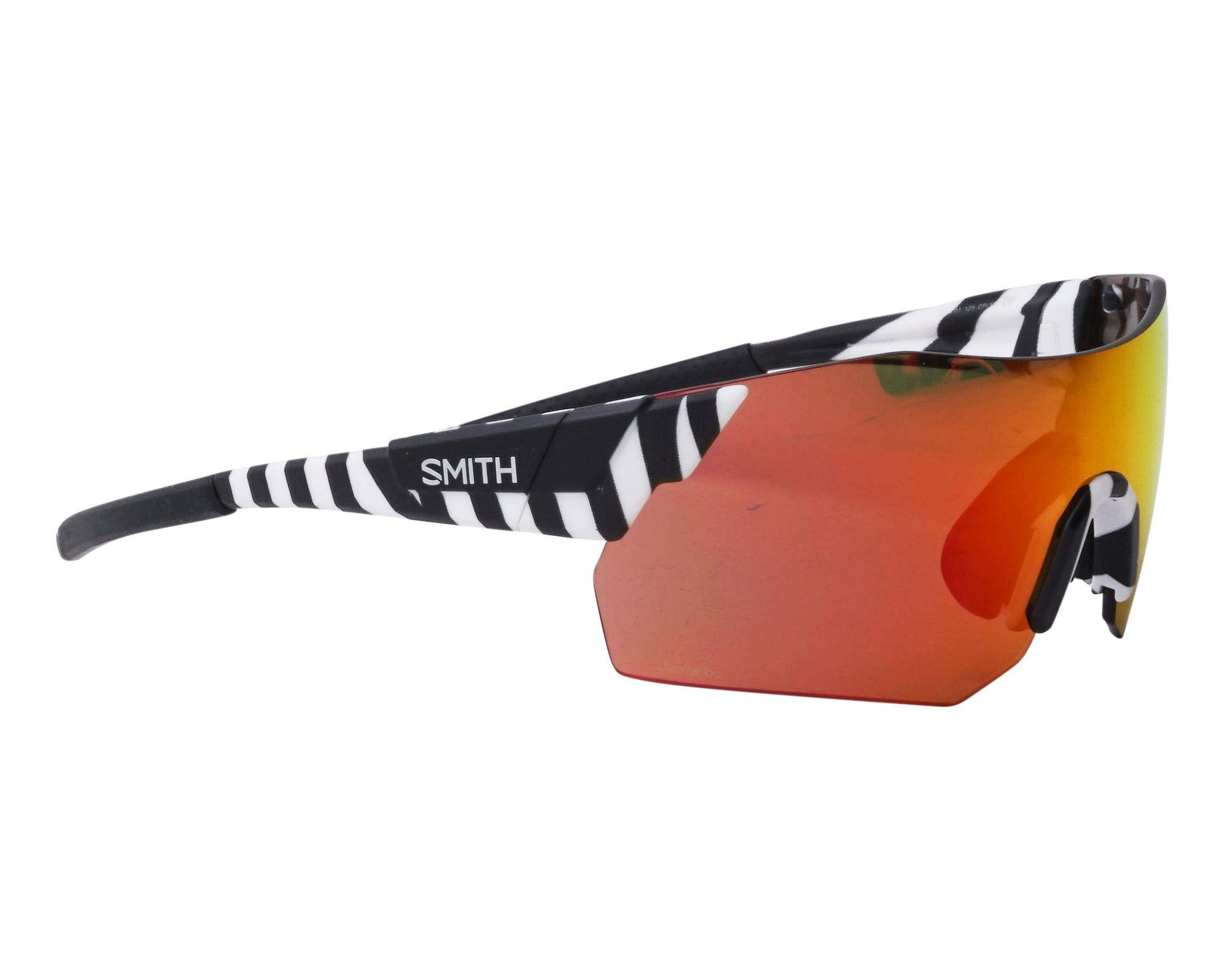 Smith Optics PIVLOCK-ARENA-MAX-N S37-WHTEBK-PTTRN - Black White 360 degree view 3