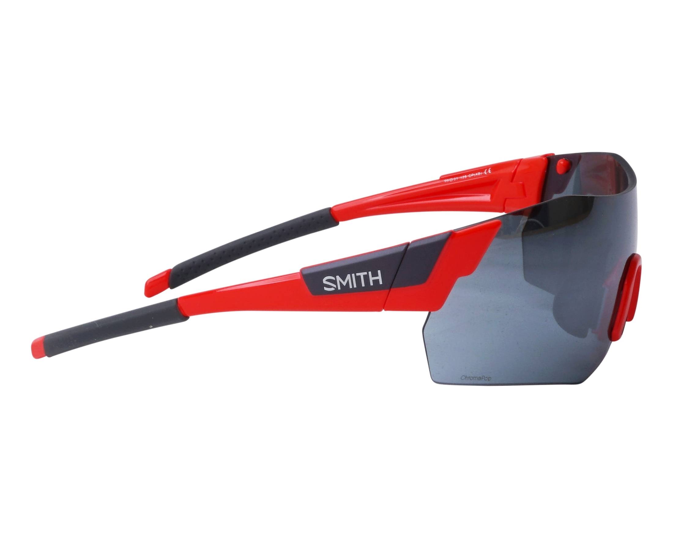 Smith Optics PIVLOCK-ARENA-MAX-N LZJ-CHERRY-RED - Rouge Gris 360 degree view 3