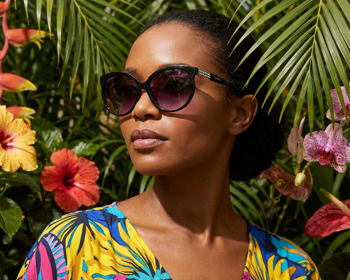 Swarovski SK-0081-F 05B 58-16 Black Black other view