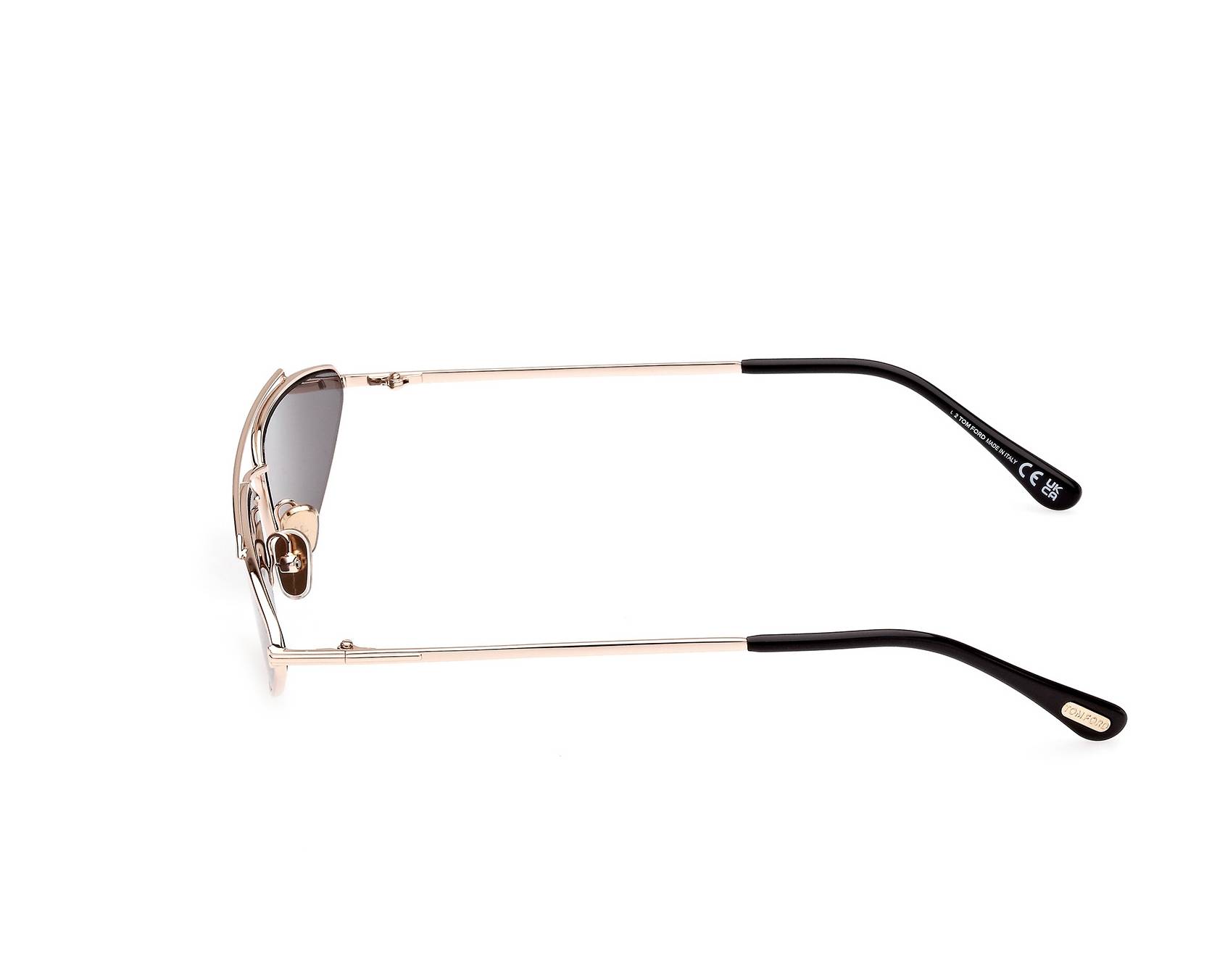 Tom Ford FT0979-S 28A - Rose gold Black front view