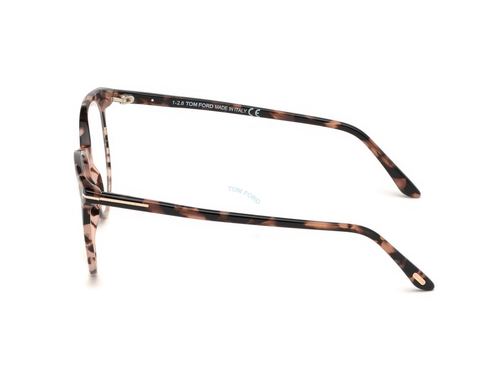 Tom Ford FT-5575-B 054 51-18 Havane nude  front view