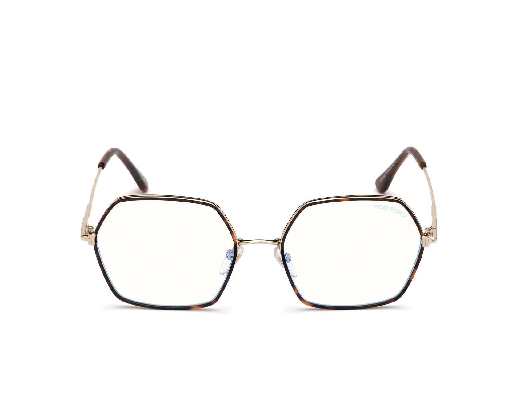 Tom Ford FT-5615-B-V 052 55-18 Havana Gold side view
