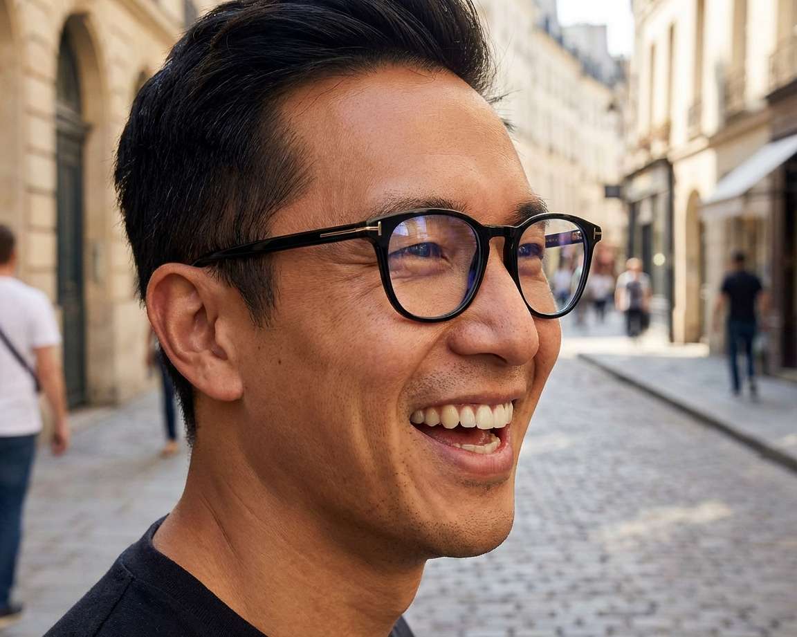 Tom Ford FT5832-B 001 48-19 Black  other view