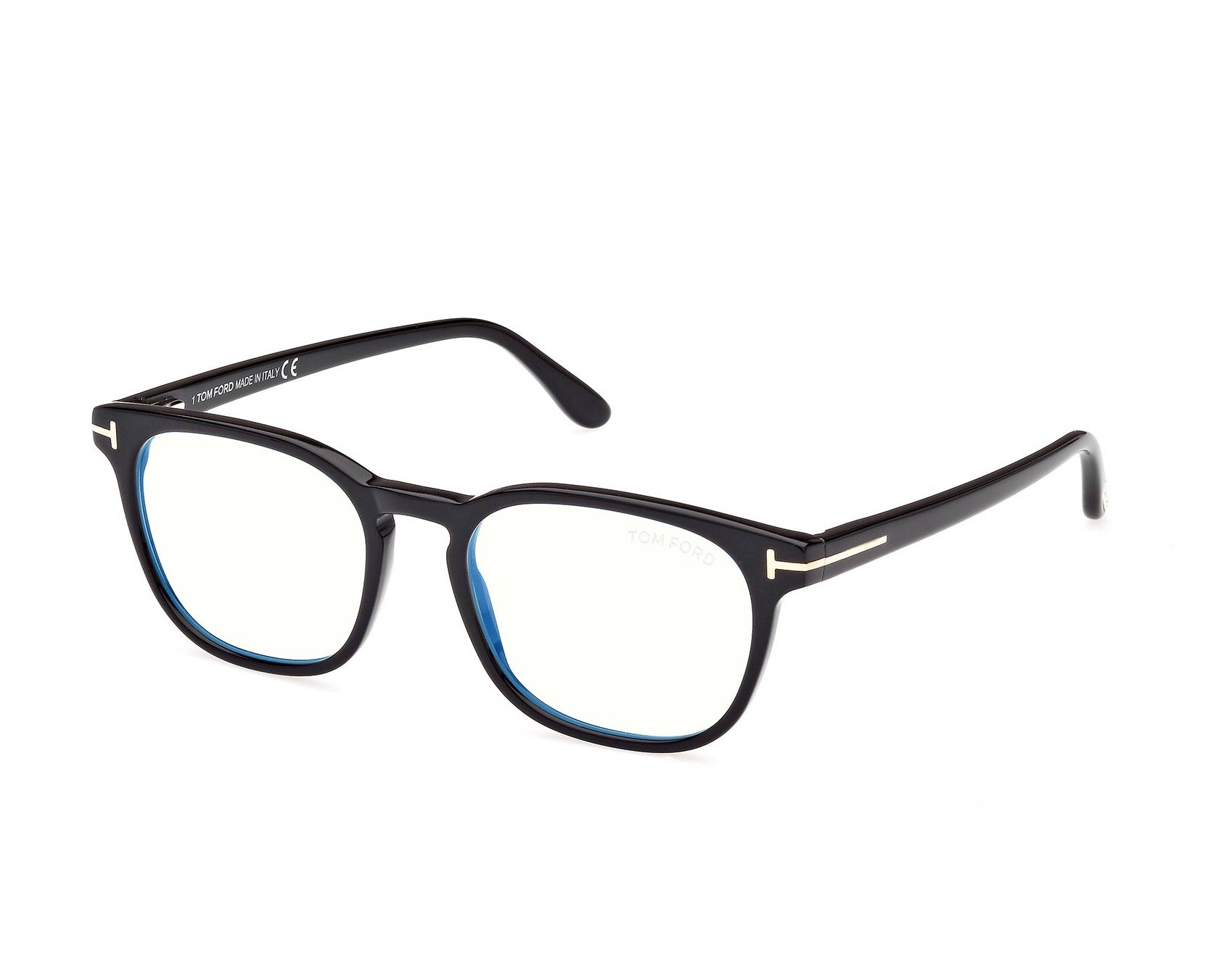 Tom Ford FT-5868-B/V 001 53-18 Black  profile view