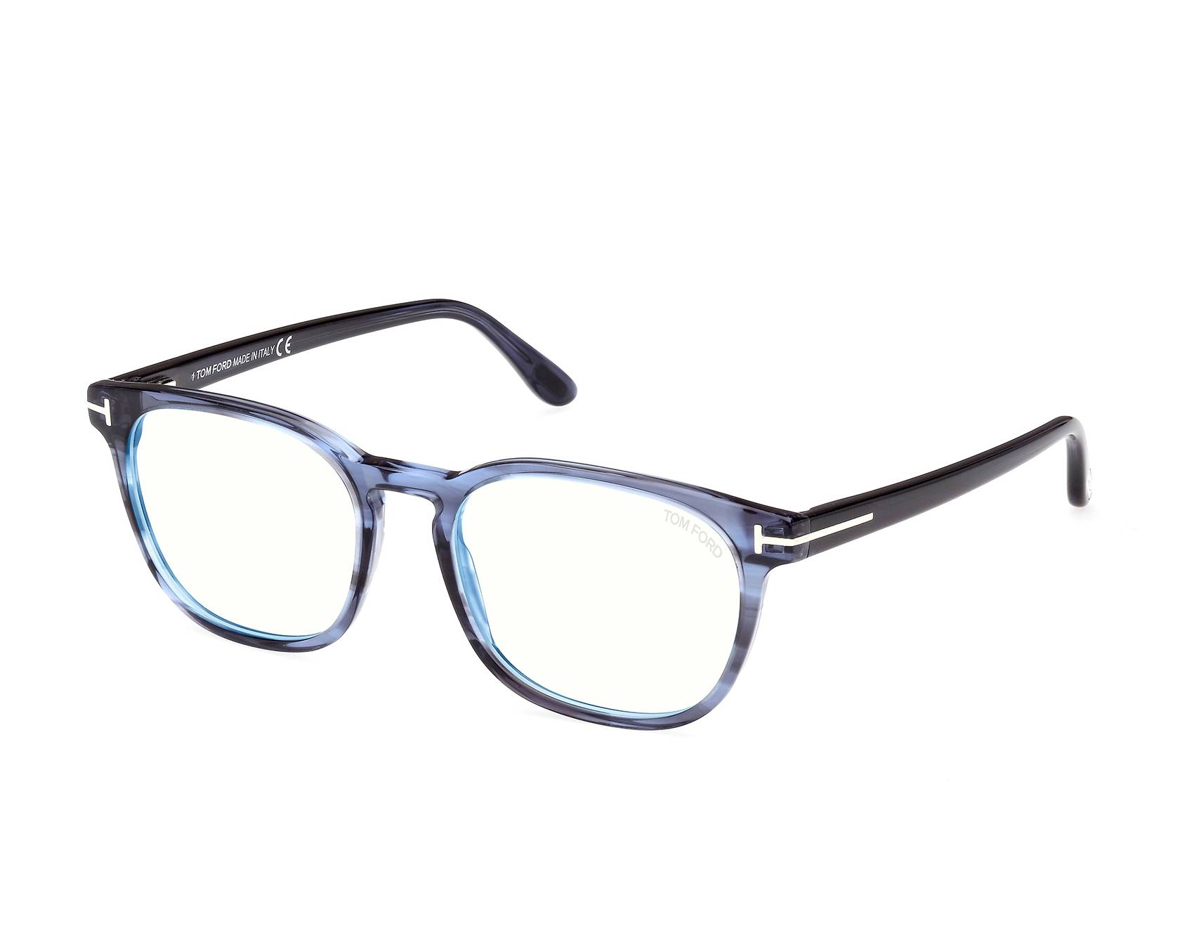 Tom Ford FT-5868-B/V 092 53-18 Azul  profile view