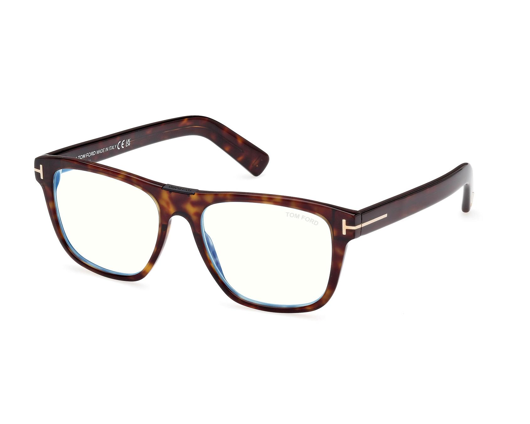 Tom Ford FT-5902-B-V 052 54-17 Havana  profile view