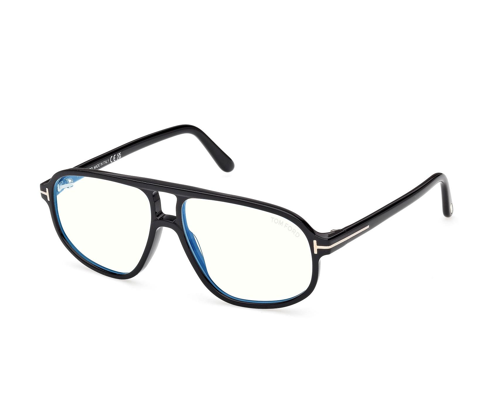 Tom Ford FT6082-BV 001 57-13 schwarz gold 360 degree view 2