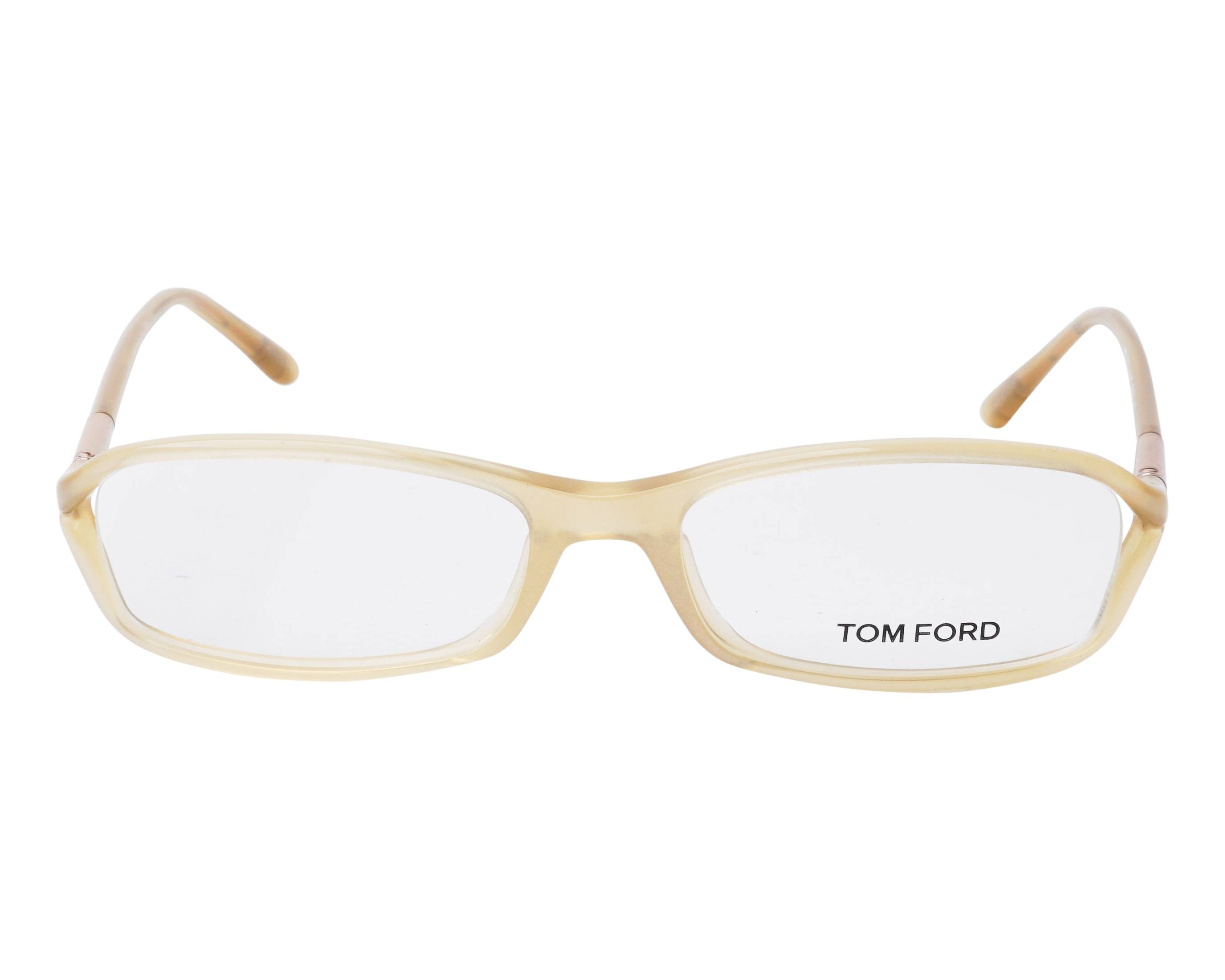 Tom Ford TF-5019 467 52-16 Beige Gold front view