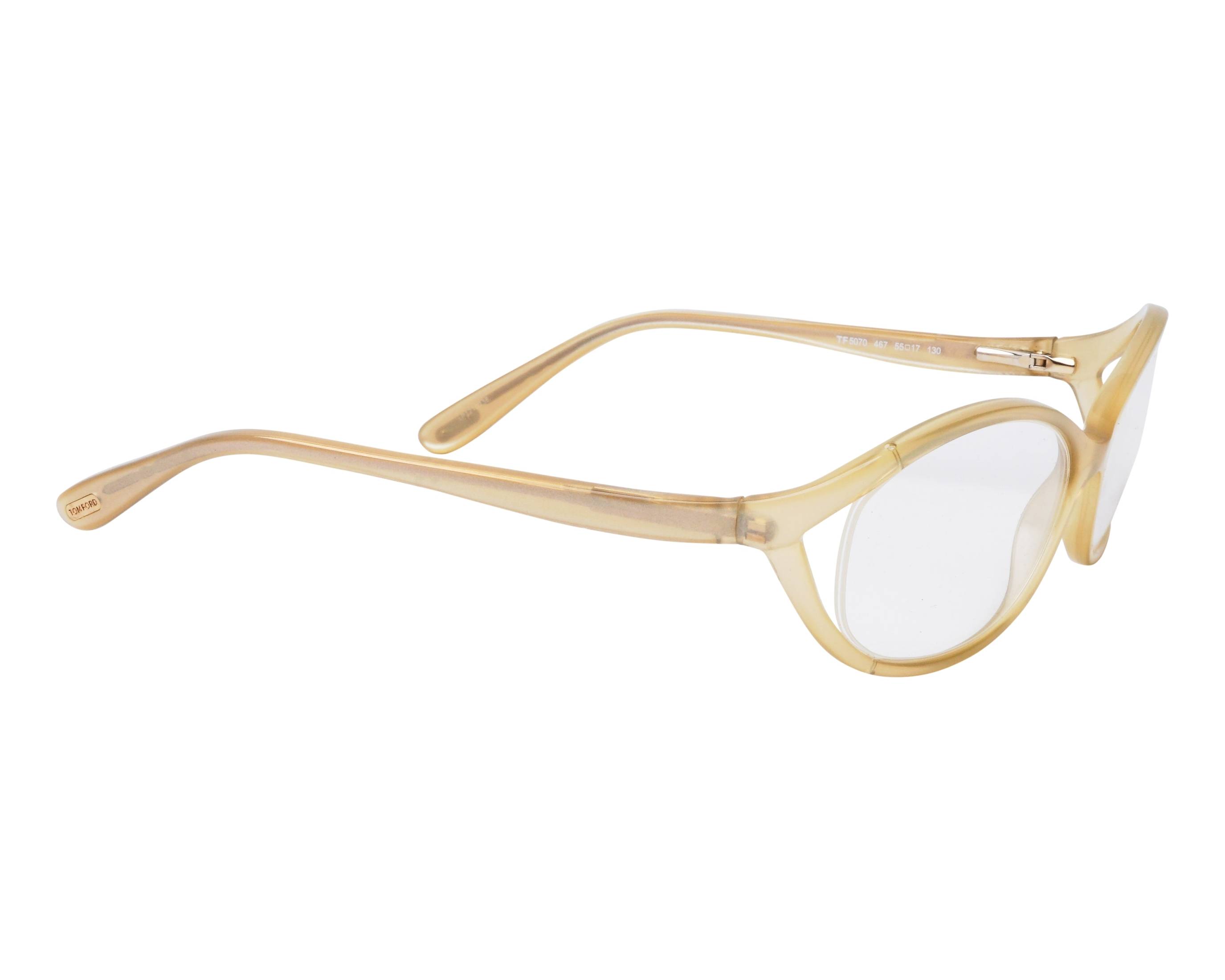 Tom Ford TF-5070 467 53-17 Ivory  side view