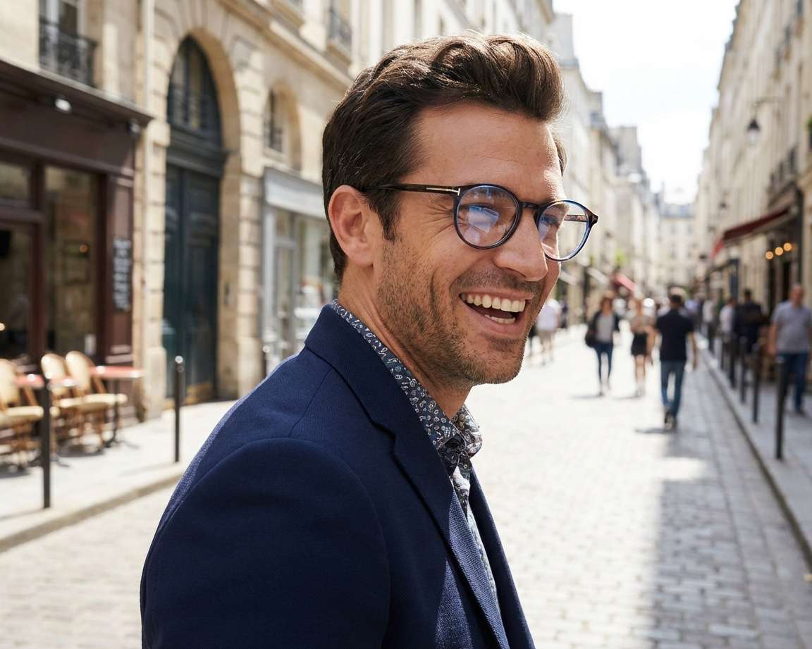 Tom Ford TF-5294 056 48-20 Havana Blue other view