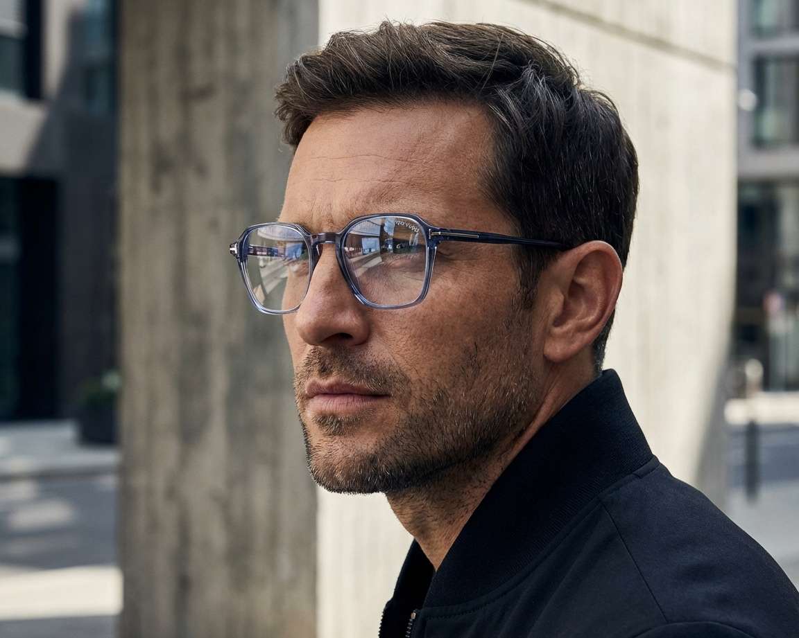 Tom Ford TF-5804-B 090 50-19 Blue  other view