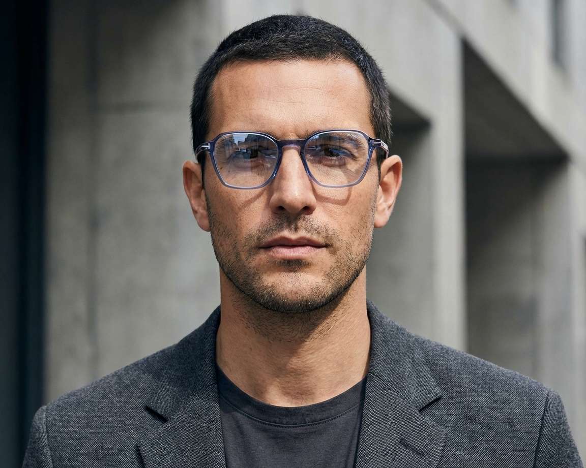 Tom Ford TF-5804-B 090 50-19 Blue  other view