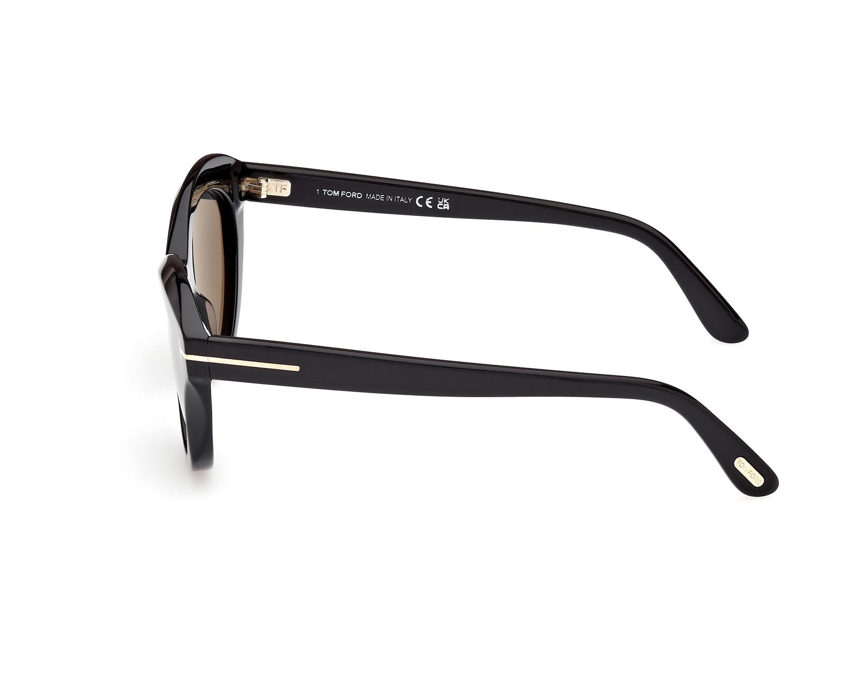 Lunettes De Soleil Tom Ford Pour Homme - Modèle FT0636, Monture Noire Métal, Neuves Avec étiquettes