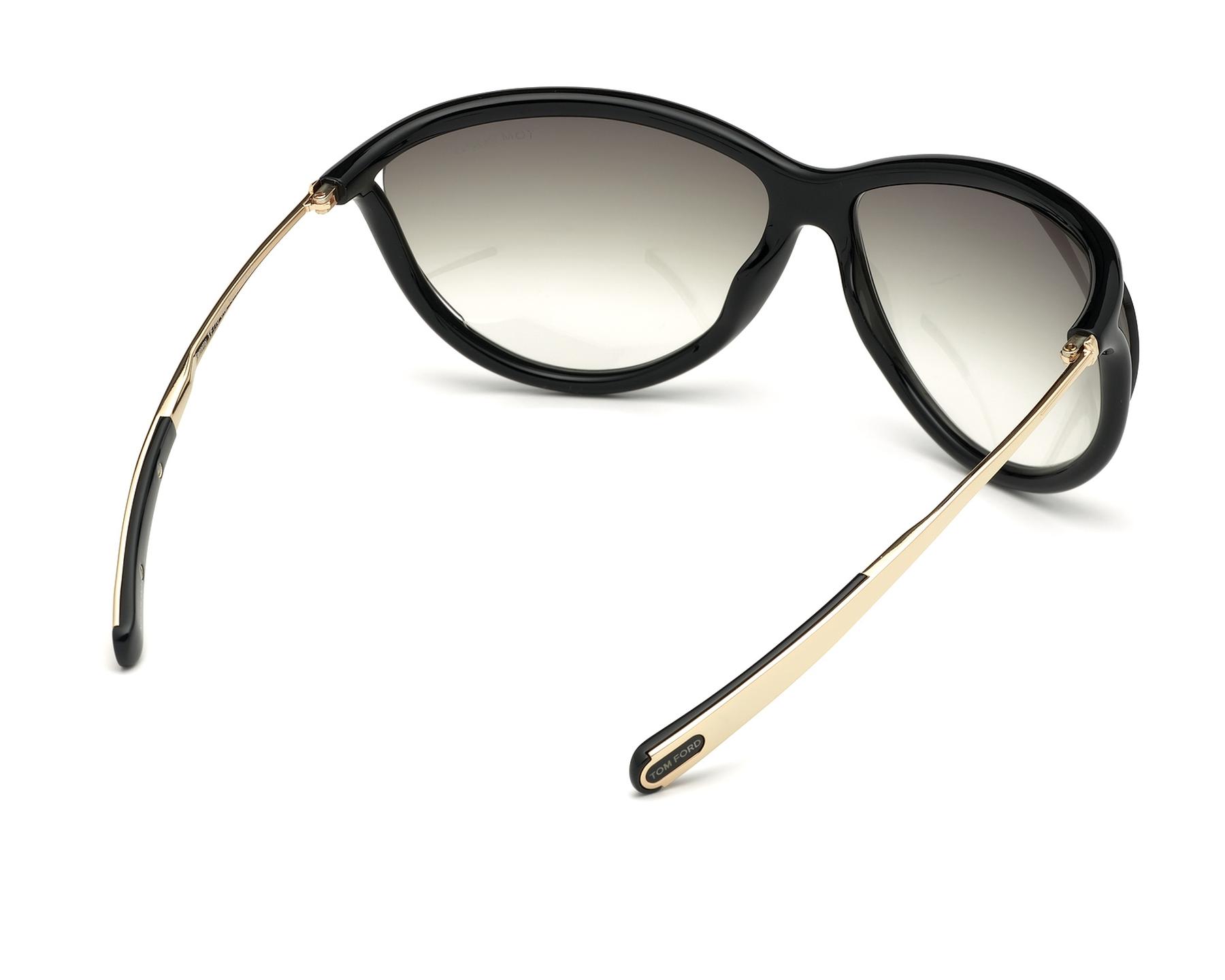 Tom Ford FT-0770-S 01B - Black Rose gold 360 degree view 5