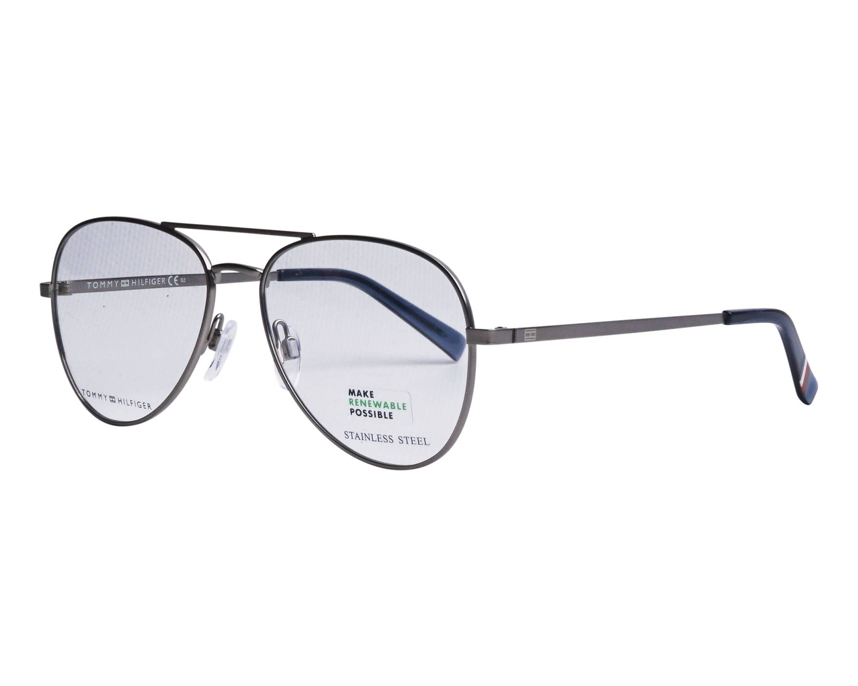 Tommy Hilfiger TH-1755-RE R81 54-15 Silver Blue profile view