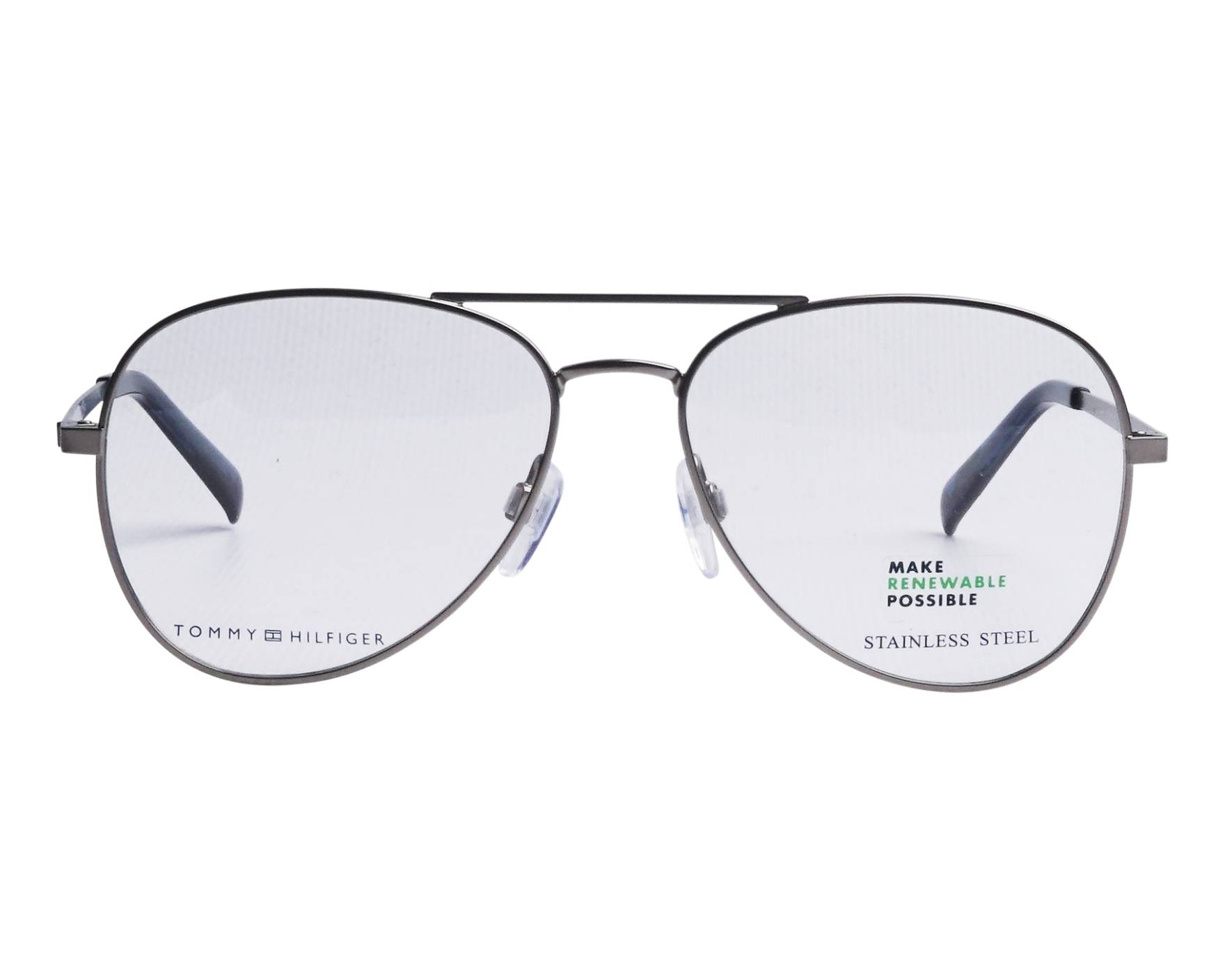 Tommy Hilfiger TH-1755-RE R81 54-15 Silver Blue front view