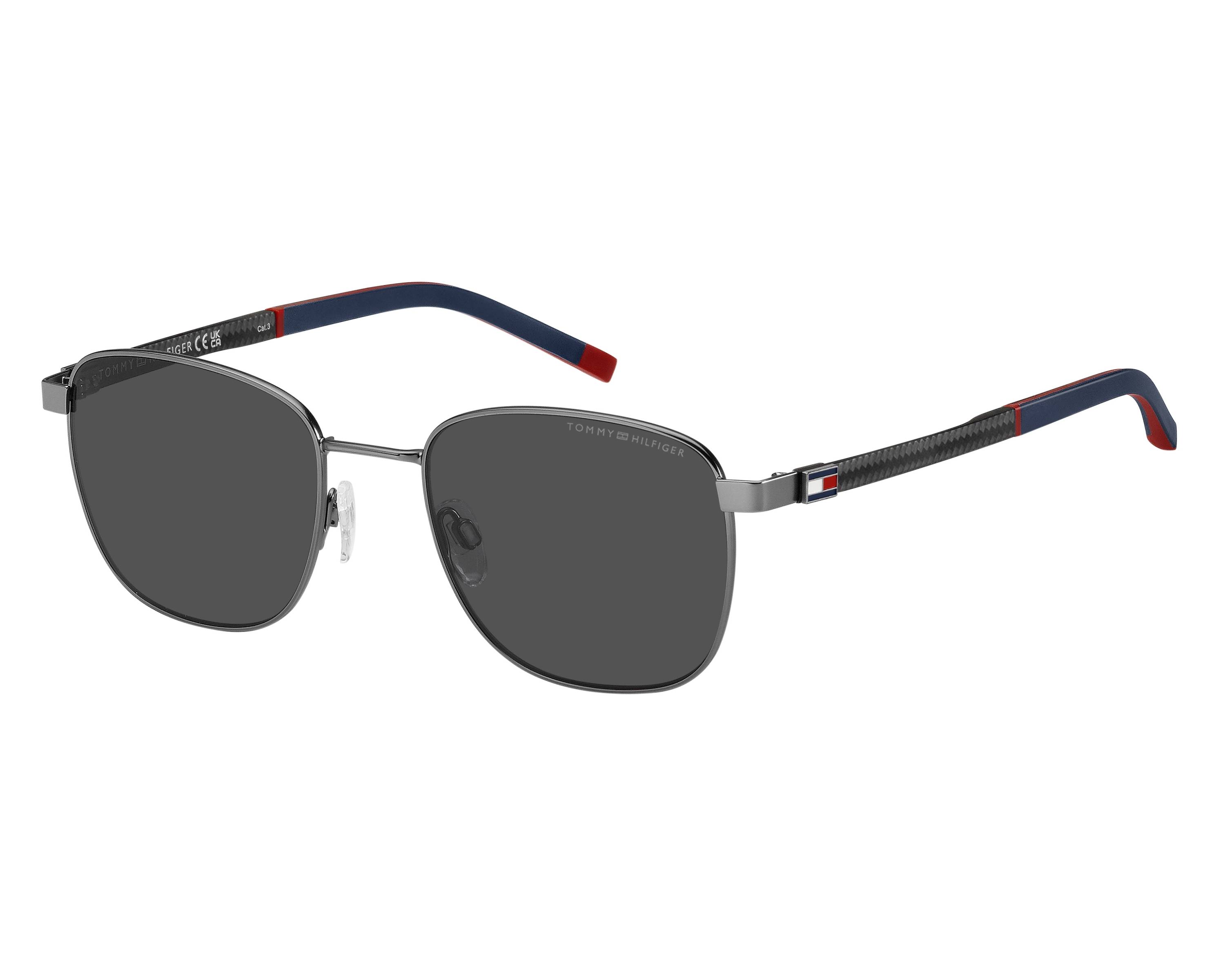 Tommy Hilfiger TH-2138-S 5UV/IR 53-20 Ruthenium Blue 360 degree view 1